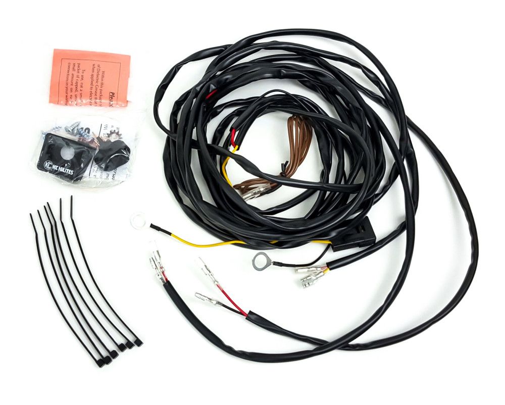 KC Hilites Cyclone LED Universal Wiring Harness for 2 Lights 63082