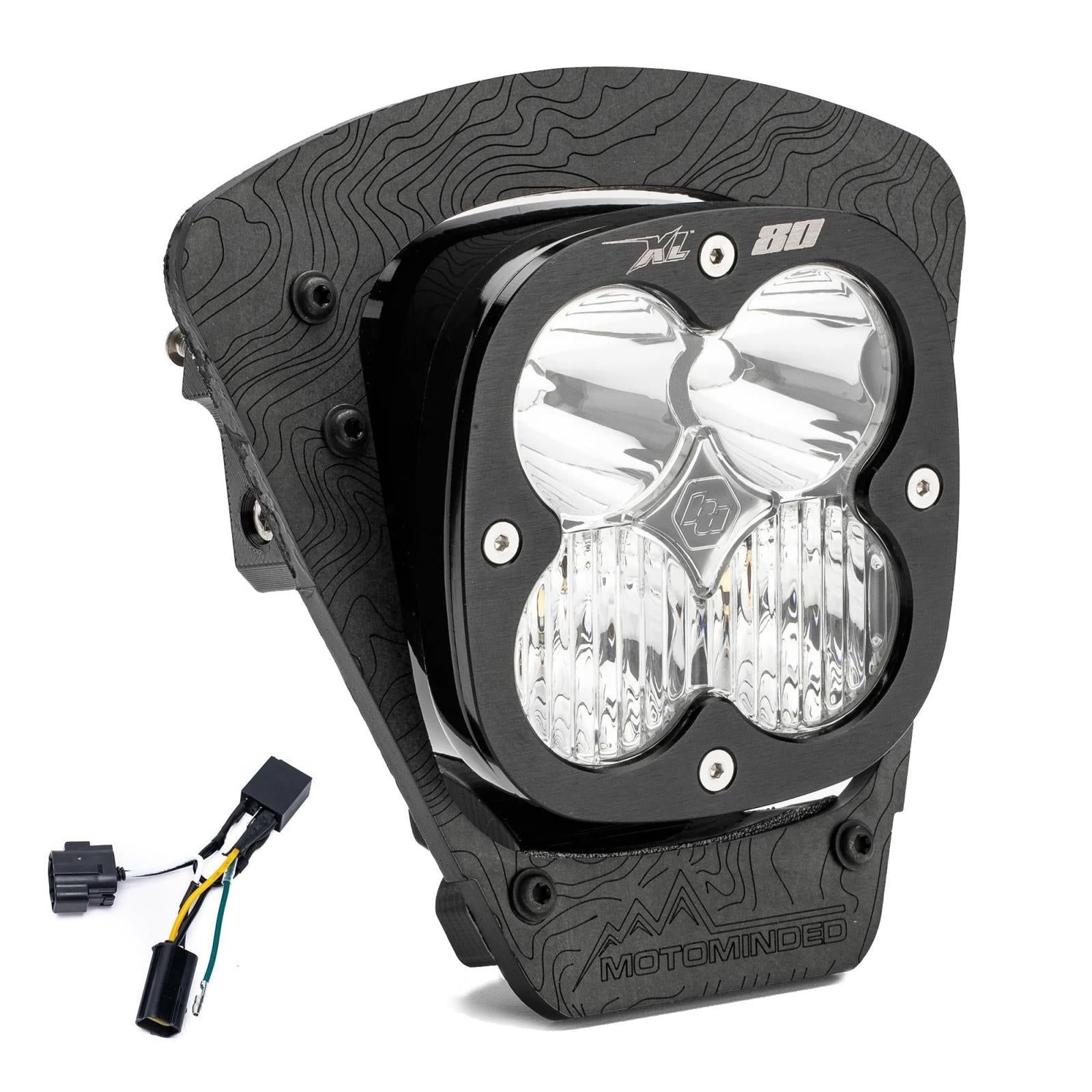 Baja Designs 2024-2025 GasGas ES 350 ES 500 EC 450F EC 300 EC 250 2024 GasGas ES 700 2025 GasGas EC 300 GP XL80 D/C LED Headlight Kit With Hi-Low Harness 67-7109
