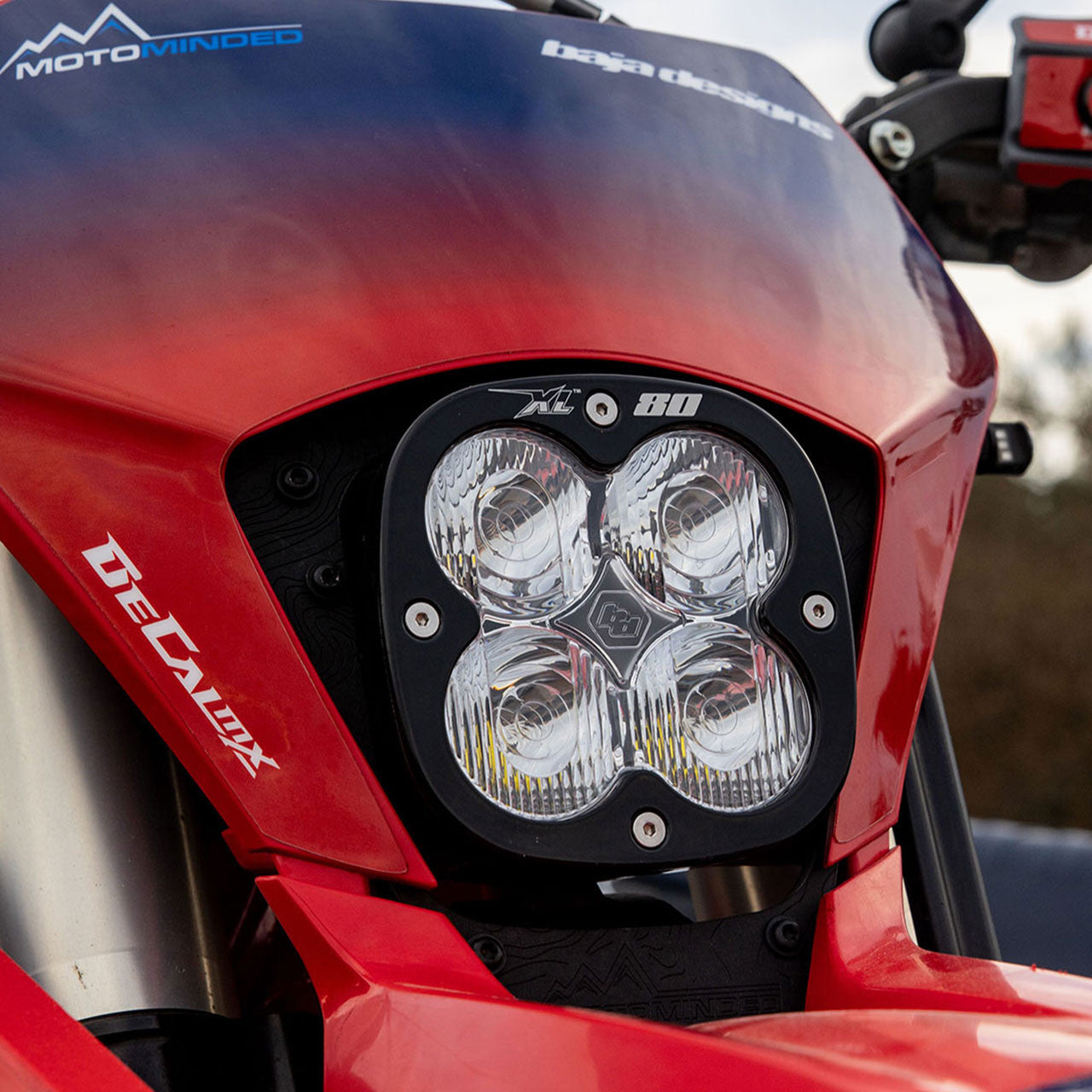 Baja Designs 2024-2025 GasGas ES 350 ES 500 EC 450F EC 300 EC 250 2024 GasGas ES 700 2025 GasGas EC 300 GP XL80 D/C LED Headlight Kit With Hi-Low Harness 67-7109