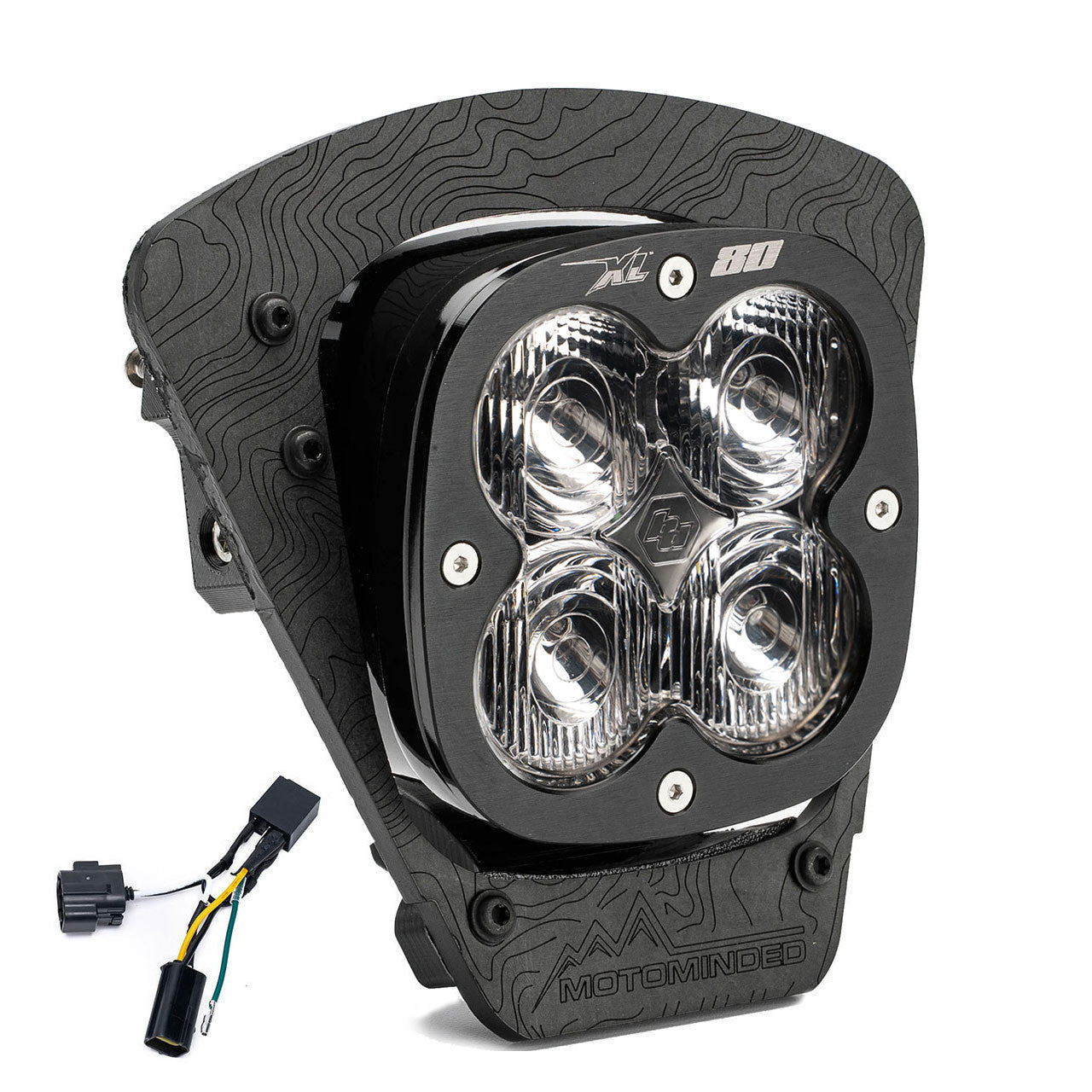 Baja Designs 2024-2025 GasGas ES 350 ES 500 EC 450F EC 300 EC 250 2024 GasGas ES 700 2025 GasGas EC 300 GP XL80 D/C LED Headlight Kit With Hi-Low Harness 67-7109