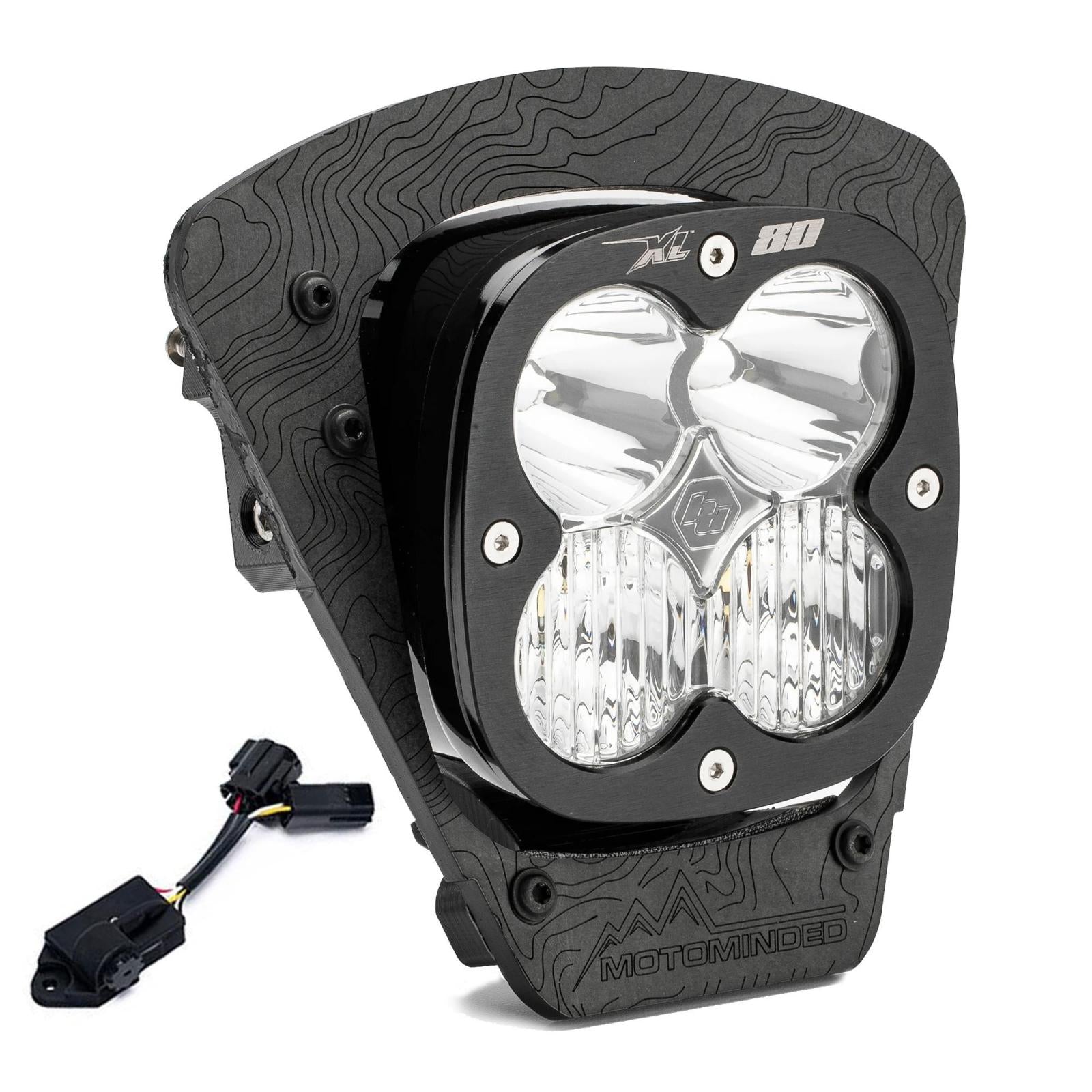 Baja Designs 2024-2025 GasGas ES 350 ES 500 EC 450F EC 300 EC 250 2024 GasGas ES 700 2025 GasGas EC 300 GP XL80 D/C LED Headlight Kit With Dimmer 67-7110