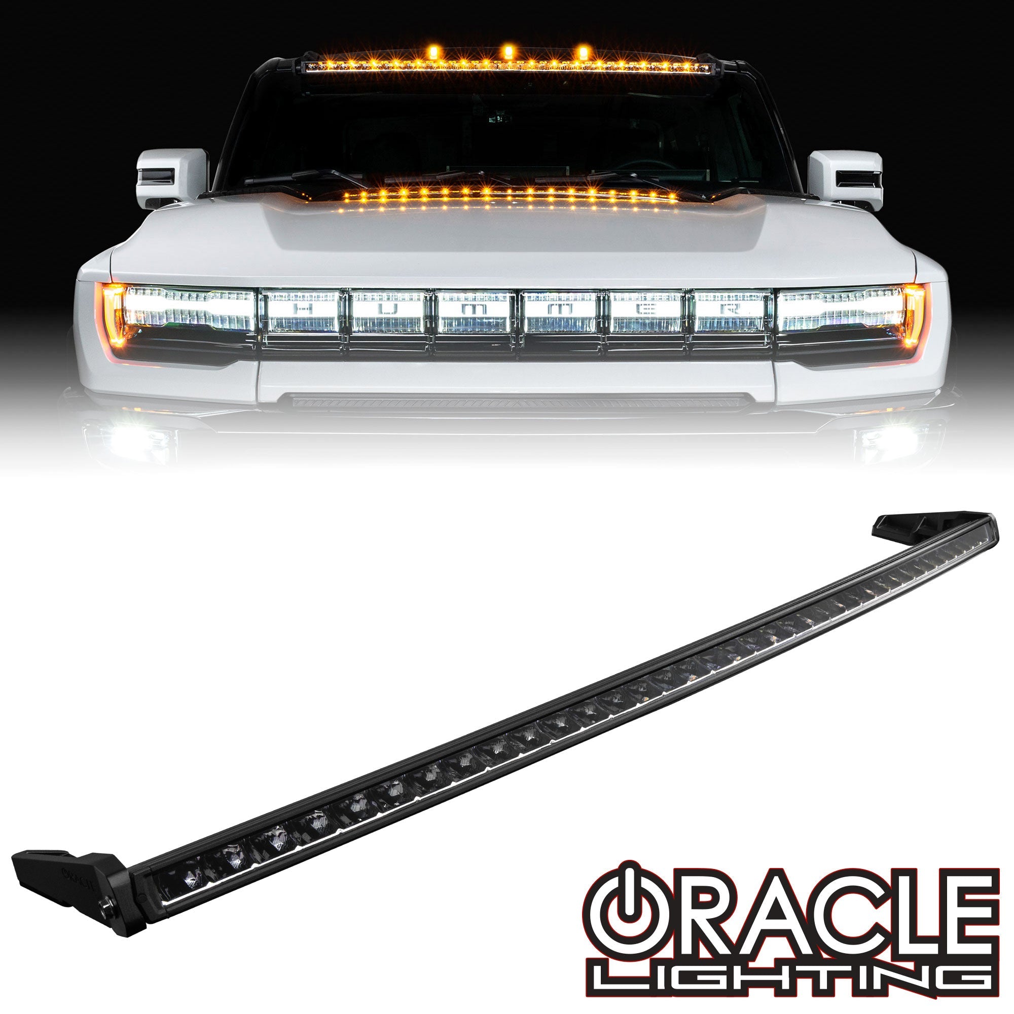 Oracle Lighting 2022-2025 Hummer EV 50" Roof Mount Curved Light Bar With Brackets 6923-023