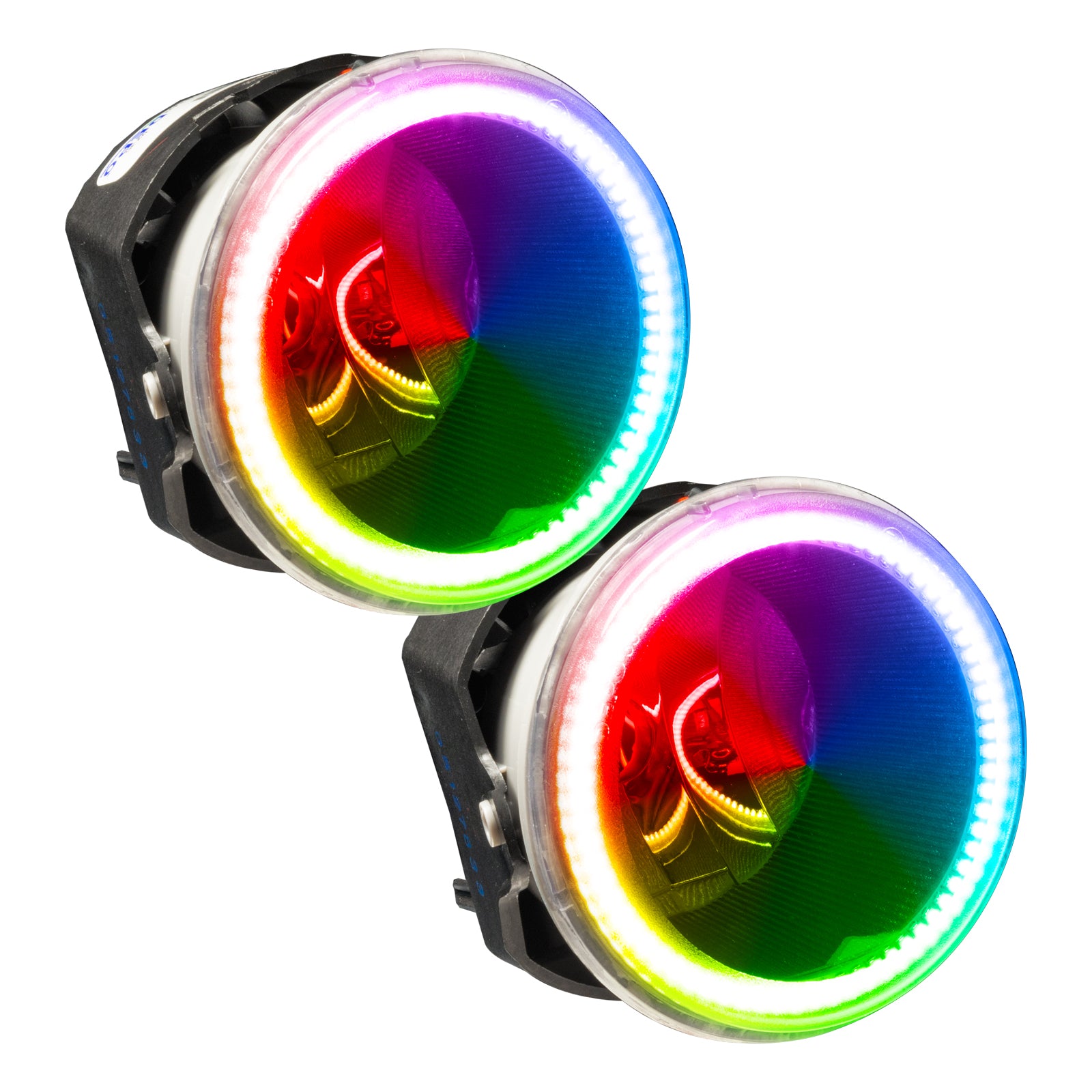 Oracle Lighting 2011-2013 Dodge Durango Pre-Assembled LED Halo Fog Lights ColorSHIFT 7191-333
