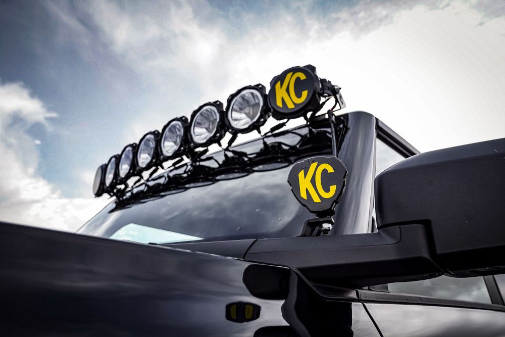 KC Hilites 2021-2024 Ford Bronco Bracket Set Ditch Light Mounts Pair 7333
