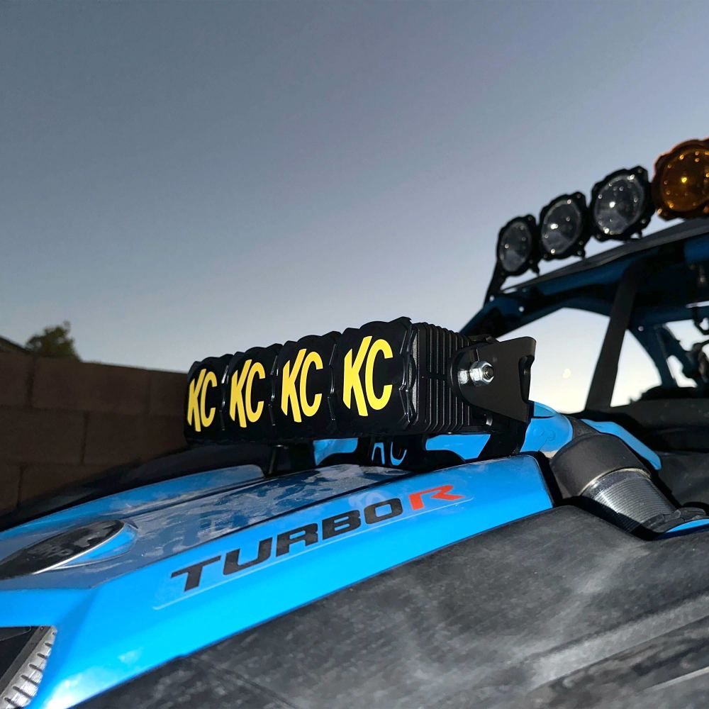 KC Hilites 2017-2024 Can-Am Maverick X3 Light Bar Mount for 10" FLEX ERA LED Light Bar Shock Tower 73441