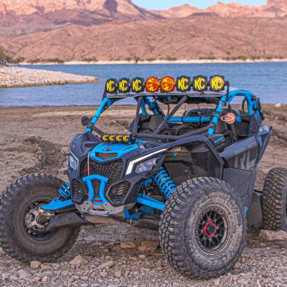 KC Hilites 2017-2024 Can-Am Maverick X3 Light Bar Mount for 10" FLEX ERA LED Light Bar Shock Tower 73441