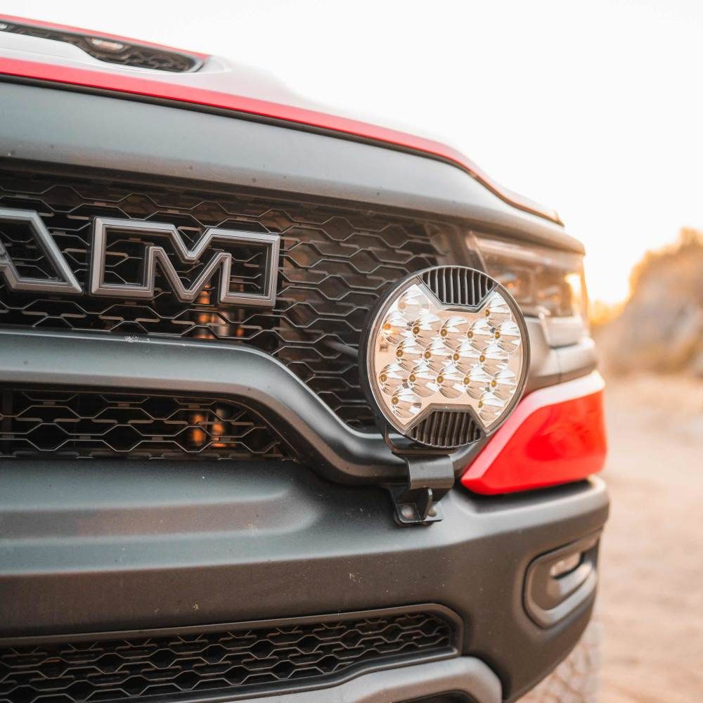 KC Hilites 2019-2025 Dodge Ram 1500 Rebel Ram 1500 TRX Gen5 Grill Mount Light Brackets for Two Lights 7346