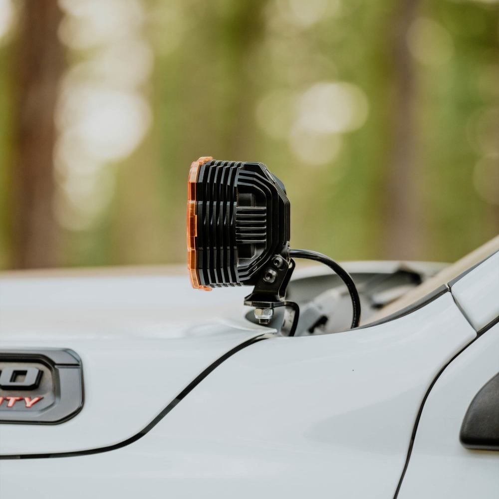 KC Hilites 2019-2025 Dodge Ram 2500 3500 Gen5 A-Pillar Ditch Mount 7347