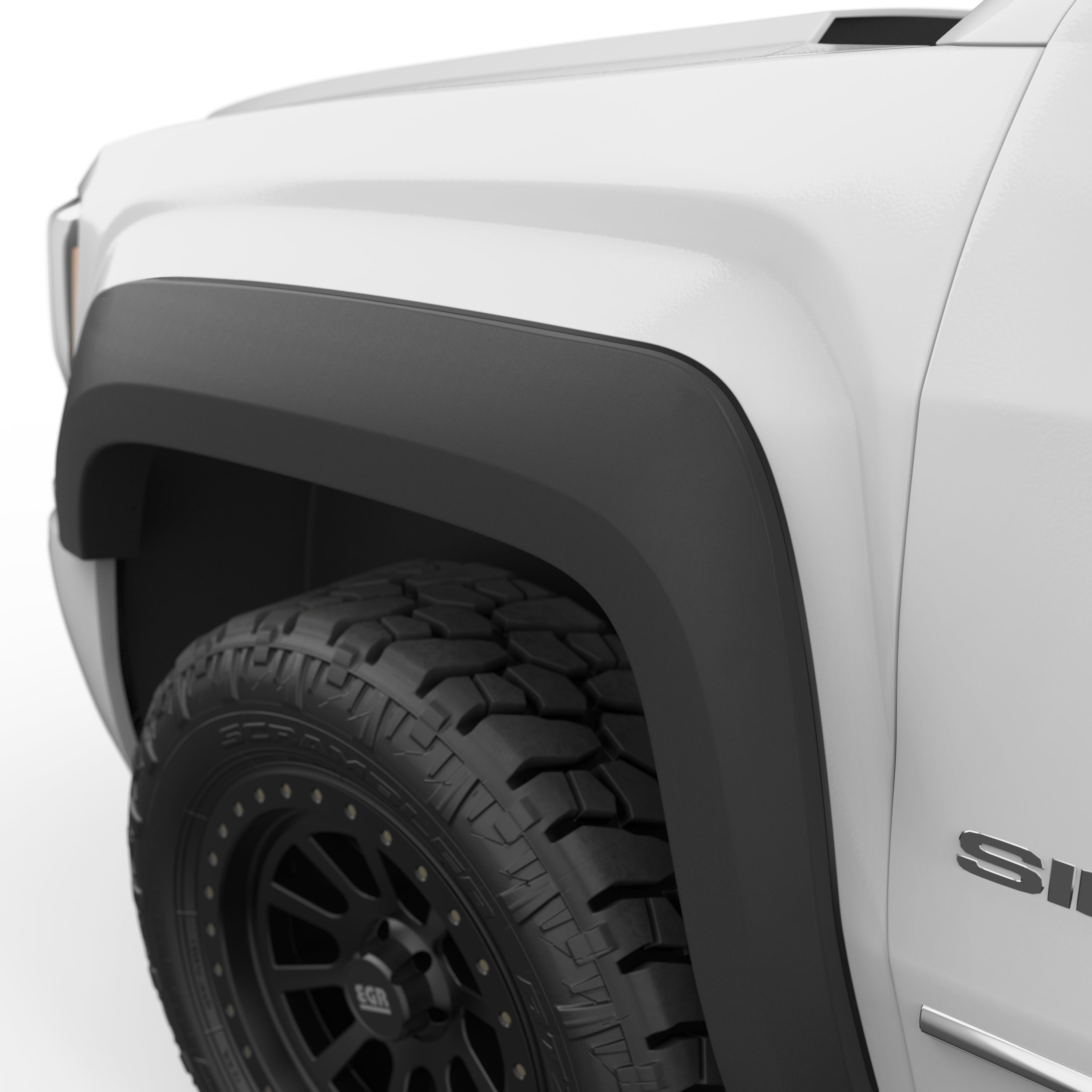 EGR 2014-2015 GMC Sierra 1500 2 & 4 Door Crew Cab Extended Cab Standard Cab Pickup Rugged Fender Flares set of 4 751584