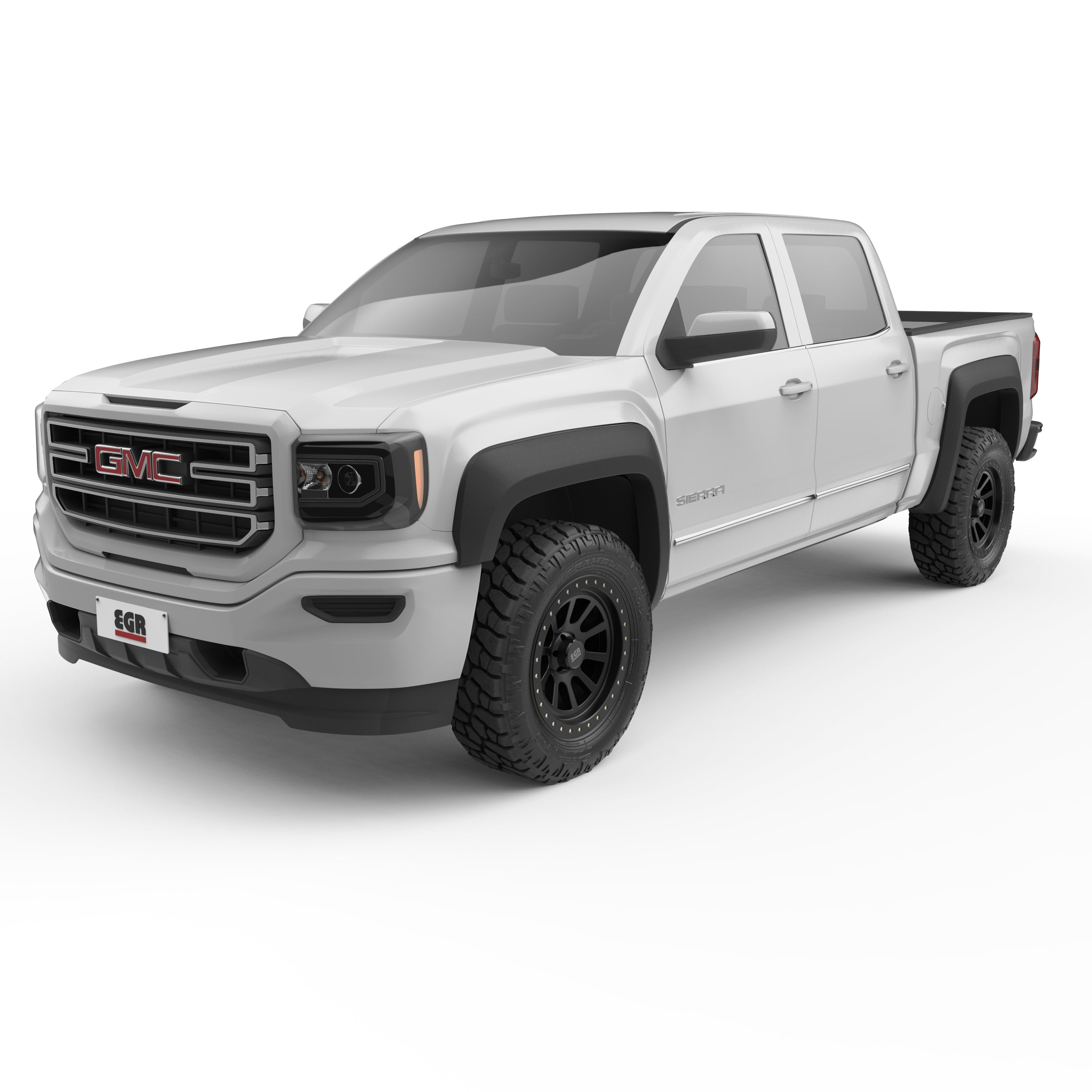 EGR 2014-2015 GMC Sierra 1500 2 & 4 Door Crew Cab Extended Cab Standard Cab Pickup Rugged Fender Flares set of 4 751584