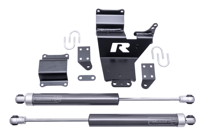 Readylift 2005-2026 Ford F450 F550 Super Duty 4WD Diesel 10-Lug Dual Steering Stabilizer Kit 77-23201