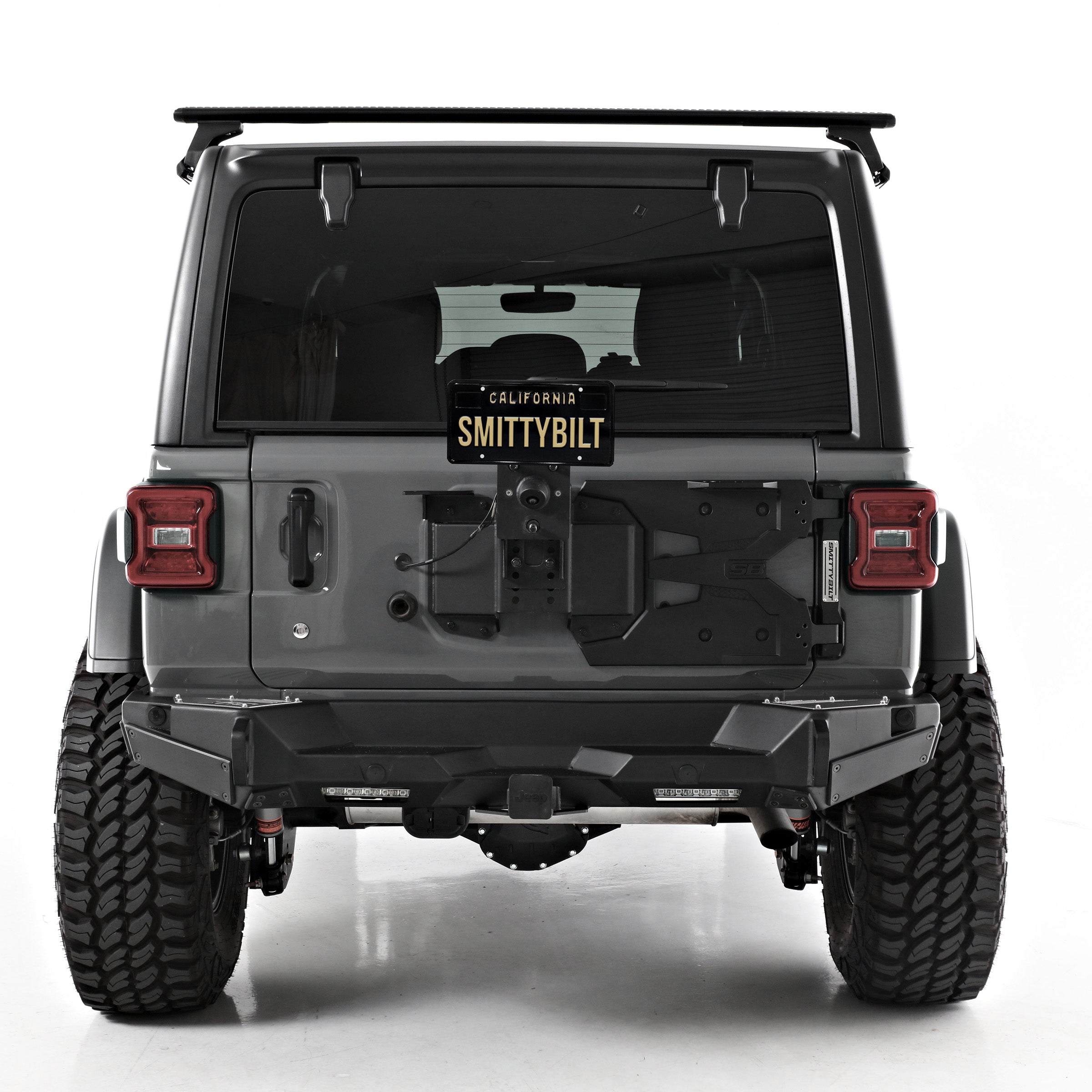 Smittybilt 2018-2025 Jeep Wrangler JL 2 & 4 Door Heavy Duty Tire Carrier 7743