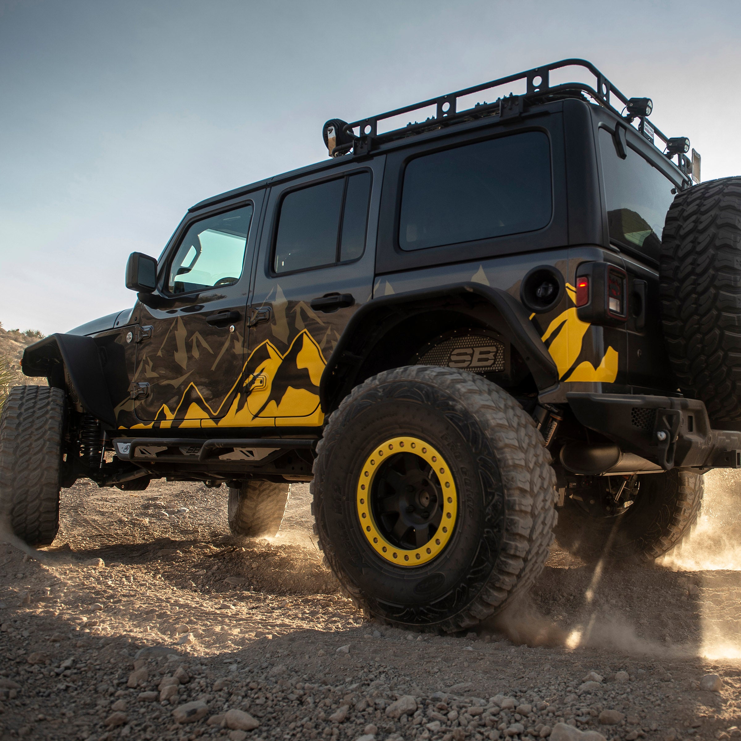 Smittybilt 2018-2024 Jeep Wrangler JL JLU Rear Aluminum Inner Fender Liners 77986