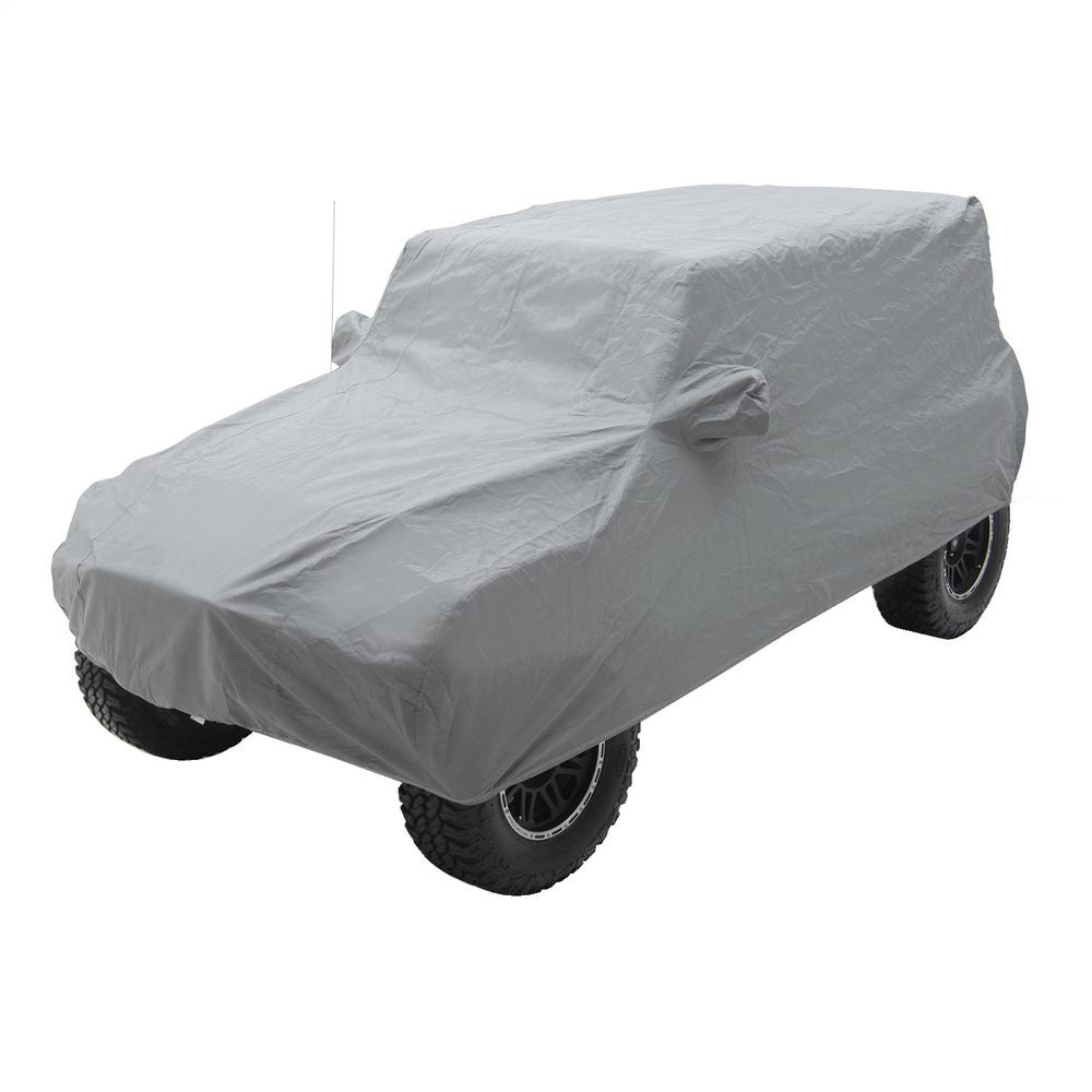 Smittybilt 2007-2018 Jeep Wrangler Complete Cover With Storage Bag Lock & Cable Gray 835