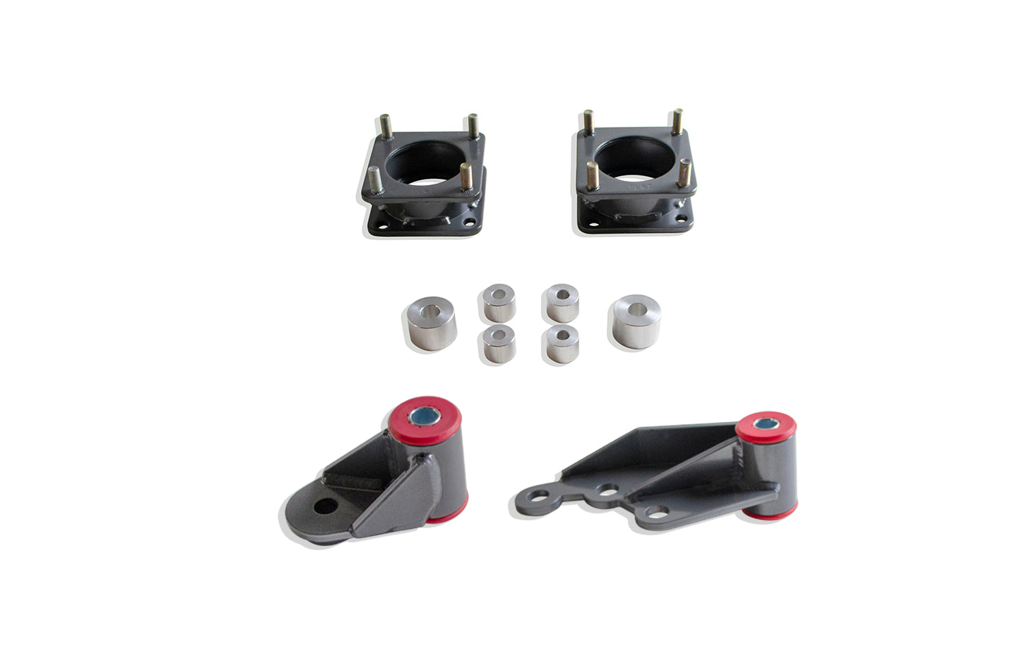 MaxTrac Suspension 2022-2025 Toyota Tundra 4Wd Gas Diesel 3" Front Strut Spacers With Diff Drop 836030-4