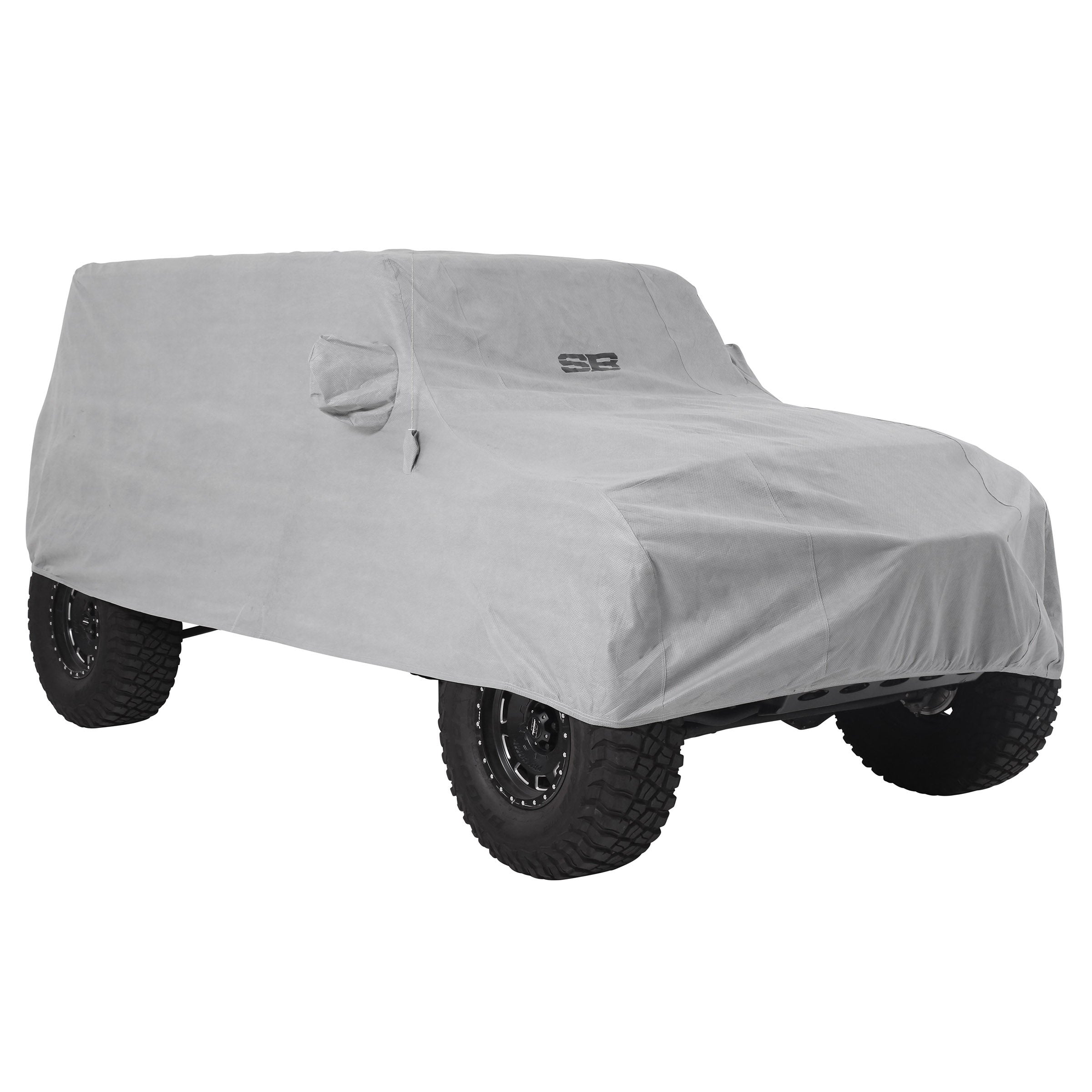 Smittybilt 2018-2025 Jeep Wrangler JL 4 Door Full Cover Gray With Lock & Cable 845