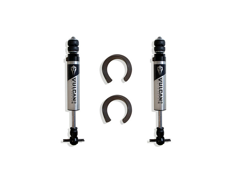 MaxTrac Suspension 2002-2024 Dodge Ram 1500 2019-2024 Dodge Ram 1500 Classic 2WD 2" Front Coil Spacers With Vulcan Series Shocks 872460V