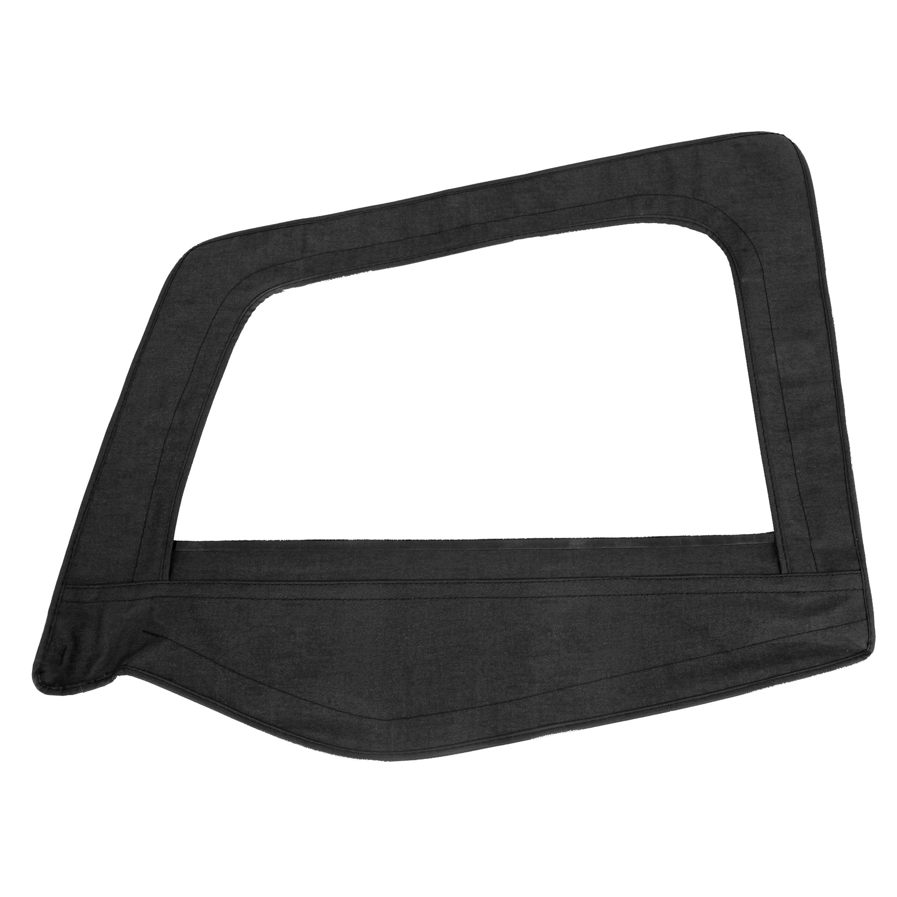Smittybilt 1987-1995 Jeep Wrangler YJ Soft Top Door Skin With Frame Driver Side Denim Black 89415