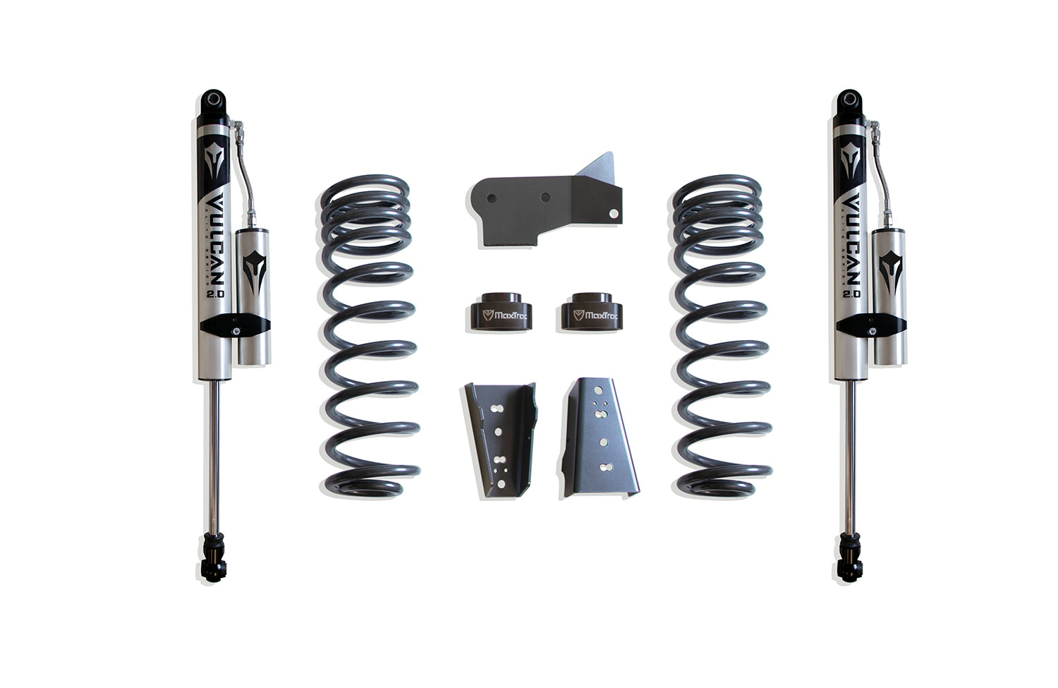 MaxTrac Suspension 2009-2024 Dodge Ram 1500 2019-2024 Dodge Ram 1500 Classic 2WD 4.5" Rear Lift Box Kit With Vulcan Series Reservoir Shocks 902445VR