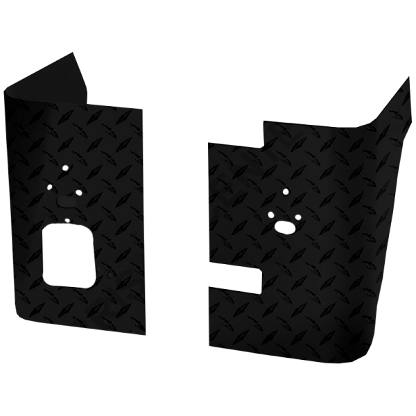 Warrior  1987-1995 Jeep YJ Wrangler  Rear Corners Black Powder Coat 907APC
