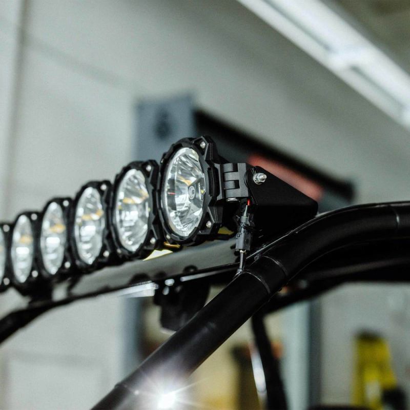 KC HiLite 2020-2024 Polaris RZR Turbo R RZR Pro XP 39" Pro6 Gravity LED 6-Light 120W Combo Beam Light Bar System 91342