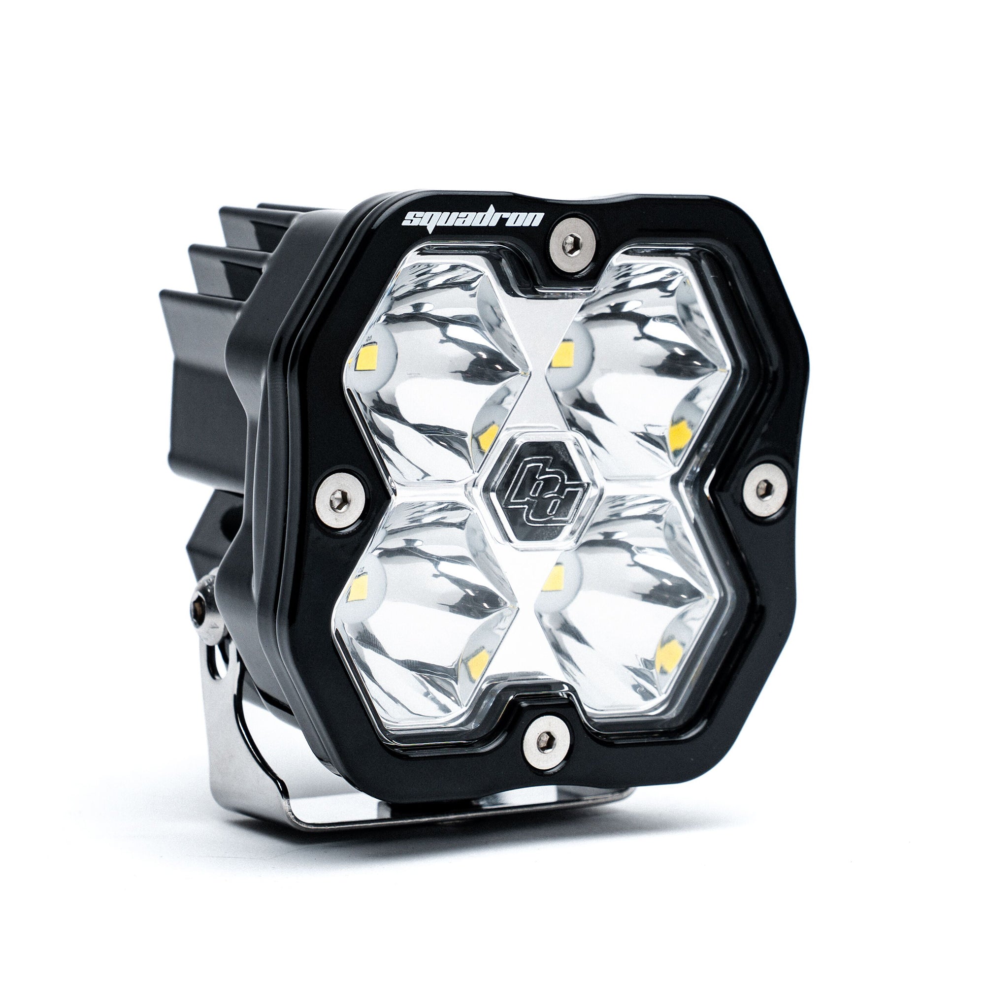 Baja Designs Squadron 2.0 Sport Black Spot Clear LED Auxiliary Light Pod 55-0001-2