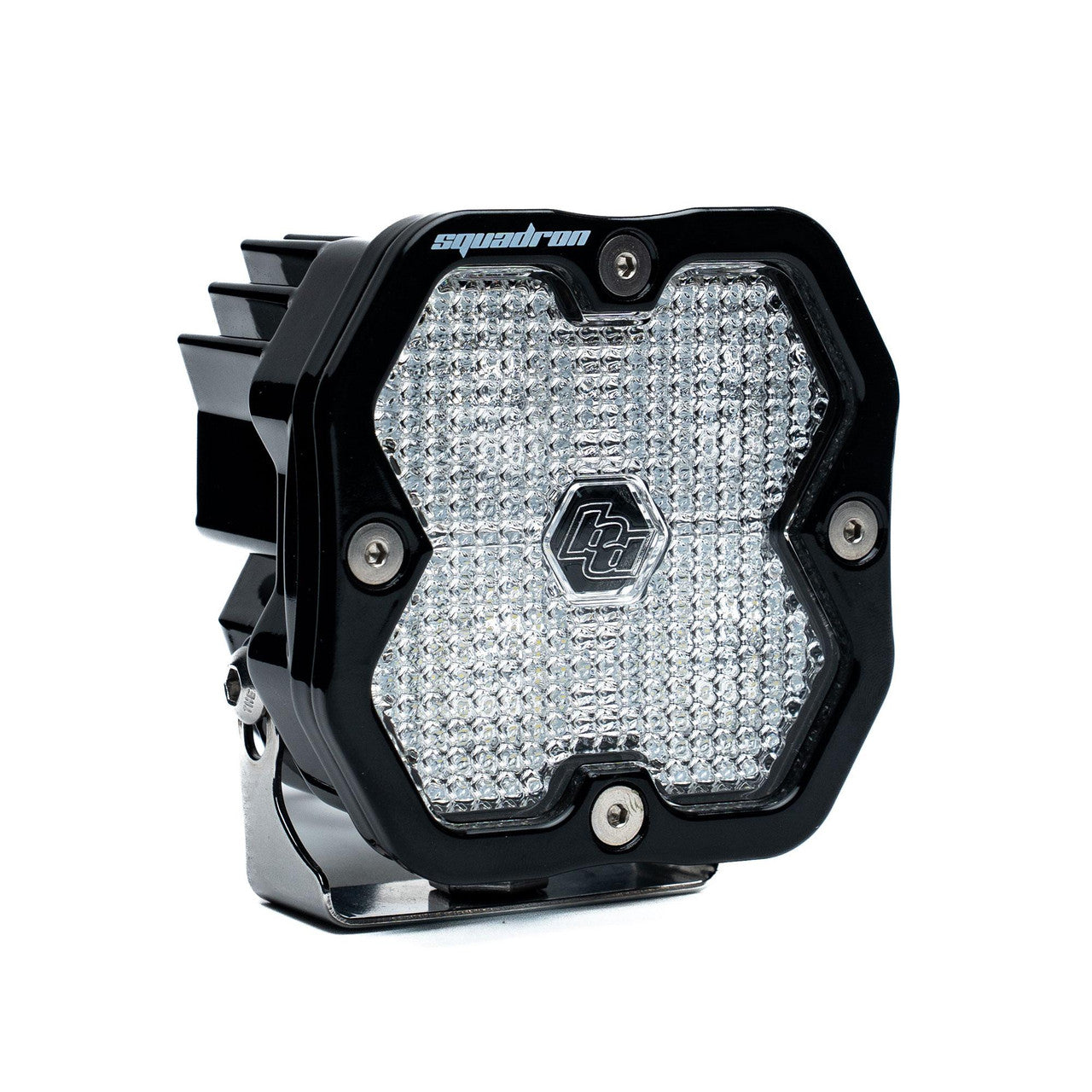Baja Designs Squadron 2.0 Sport Black Work/Scene Clear LED Auxiliary Light Pod 55-0006-2