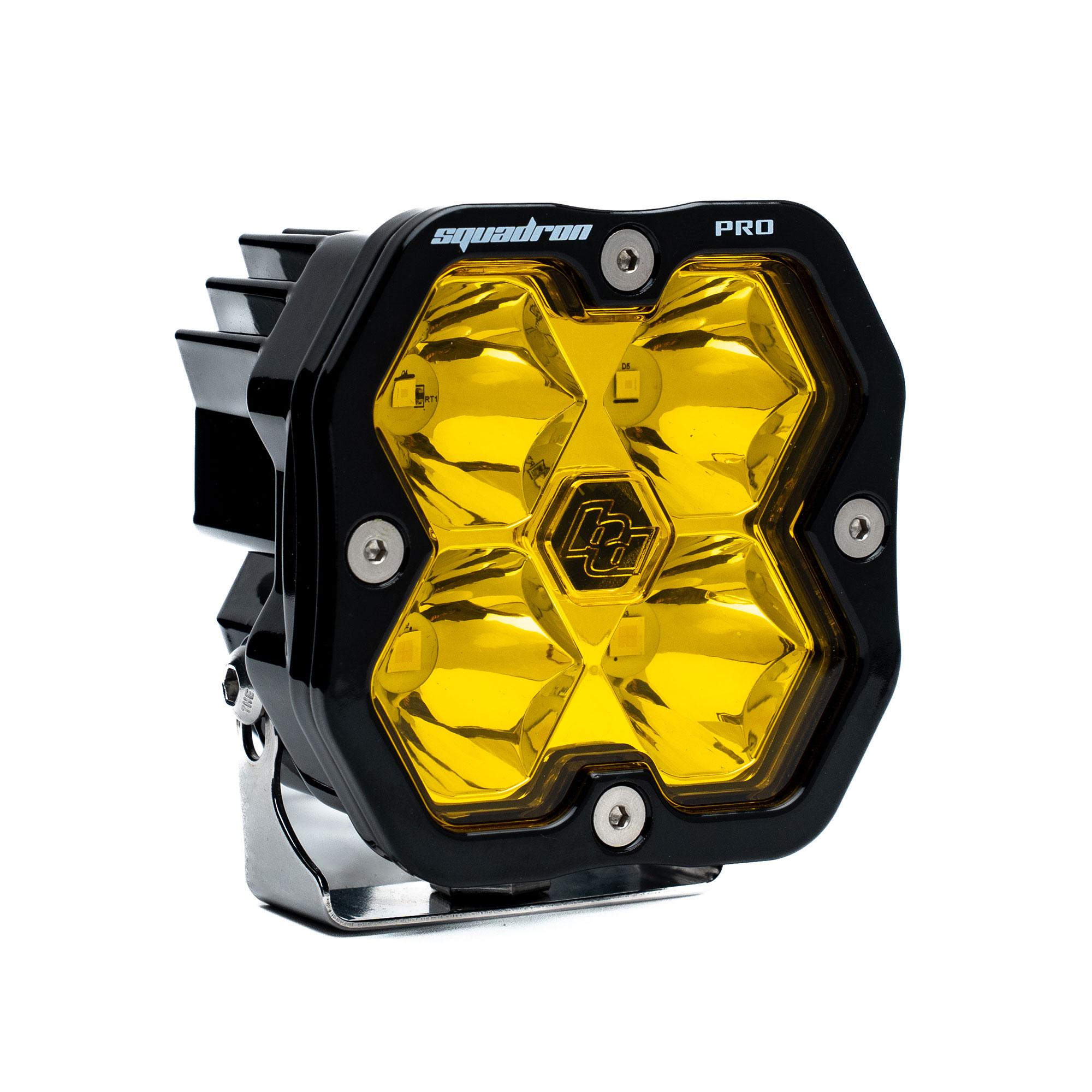Baja Designs Squadron 2.0 Pro Black Spot Amber LED Auxiliary Light Pod 49-0011-2