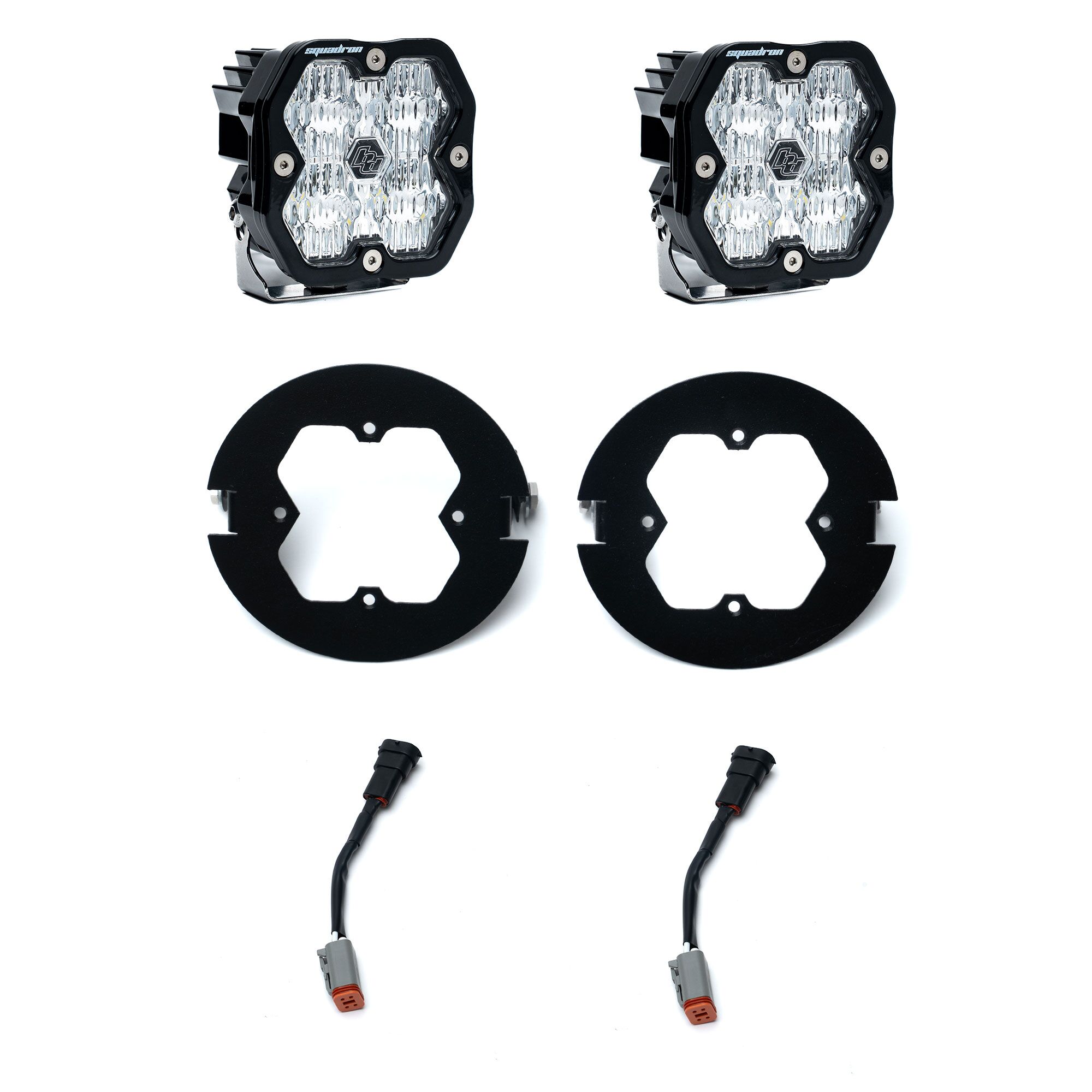 Baja Designs 2006-2014 Ford F-150 2005-2011 Toyota Tacoma 2007-2013 Toyota Tundra Squadron 2.0 Sport Fog Pocket Light Kit 44-0075