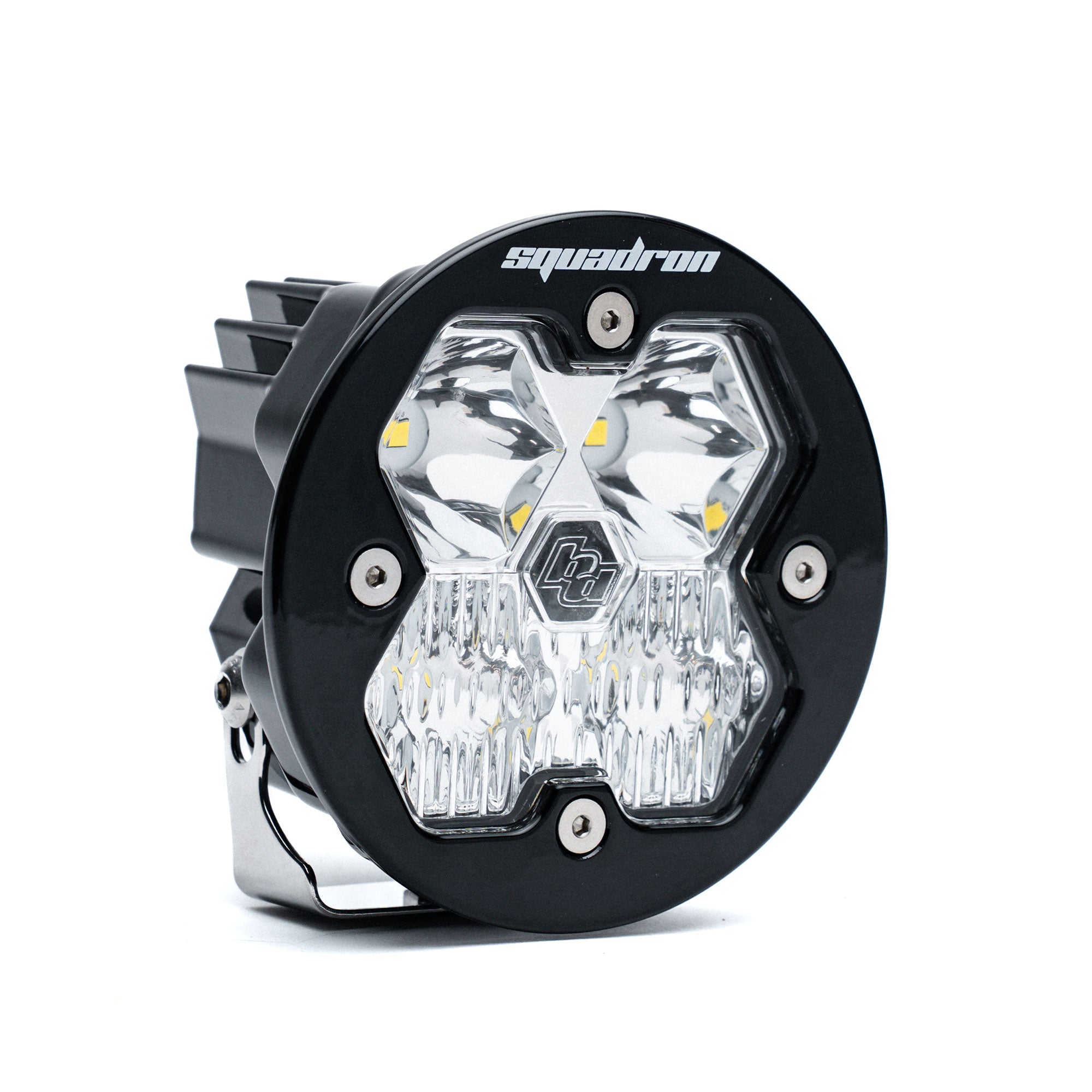 Baja Designs Squadron-R 2.0 Sport Black Driving/Combo Clear LED Auxiliary Light Pod 58-0003-2