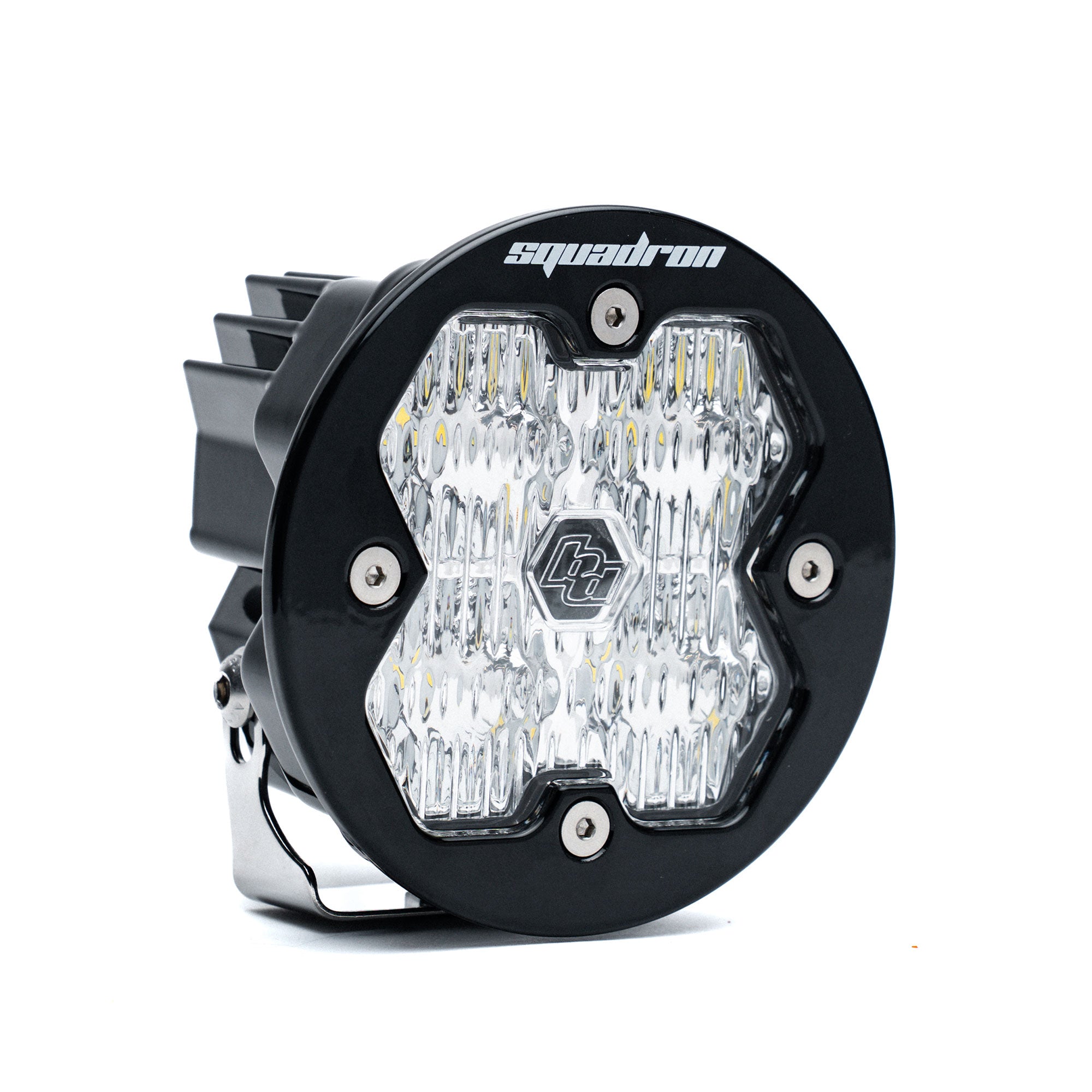 Baja Designs Squadron-R 2.0 Sport Black Wide Cornering Clear LED Auxiliary Light Pod 58-0005-2