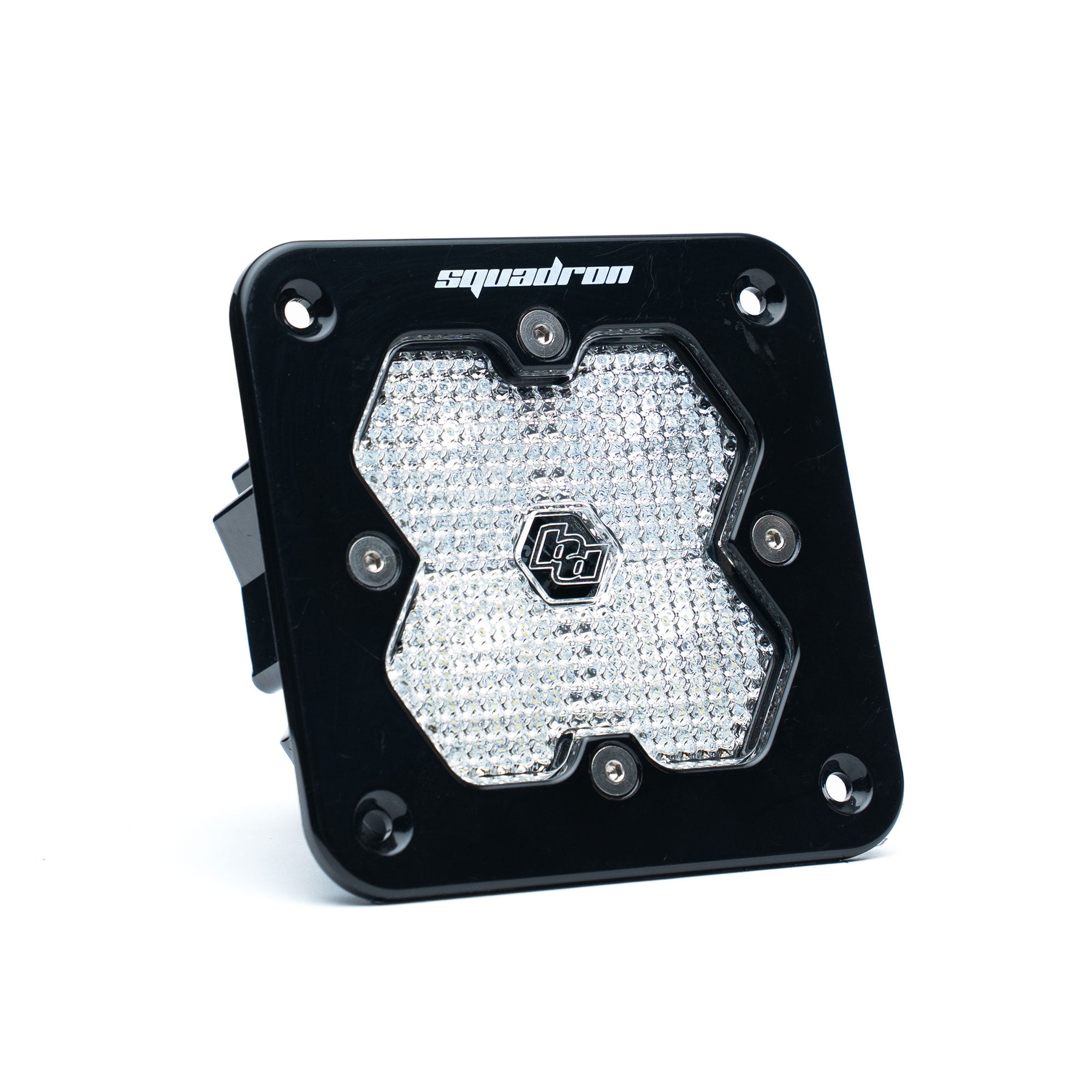 Baja Designs Squadron 2.0 Sport Black Work/Scene Clear Flush Mount LED Auxiliary Light Pod 55-1006-2