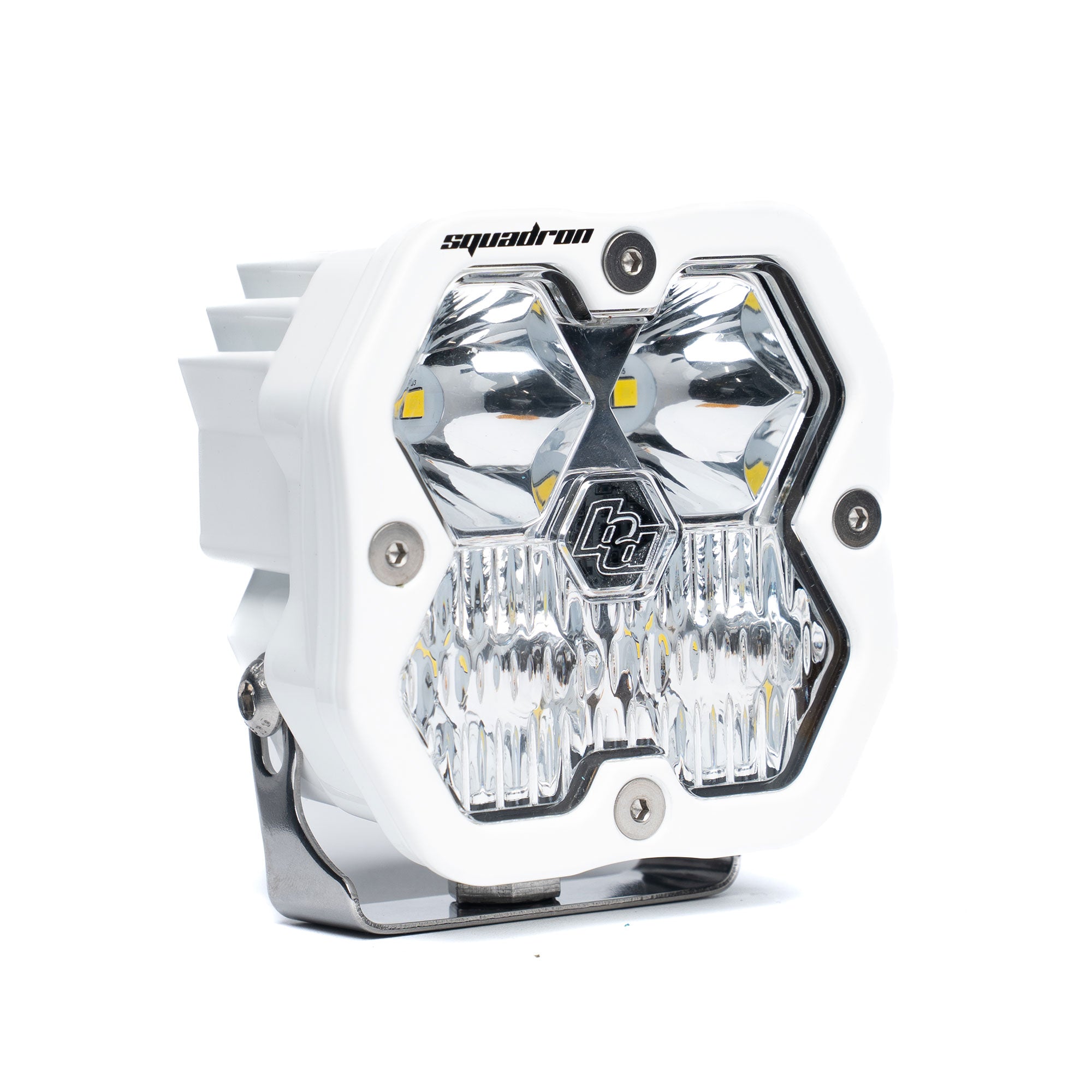 Baja Designs Squadron 2.0 Sport White Driving/Combo Clear LED Auxiliary Light Pod 55-0003-WT-2