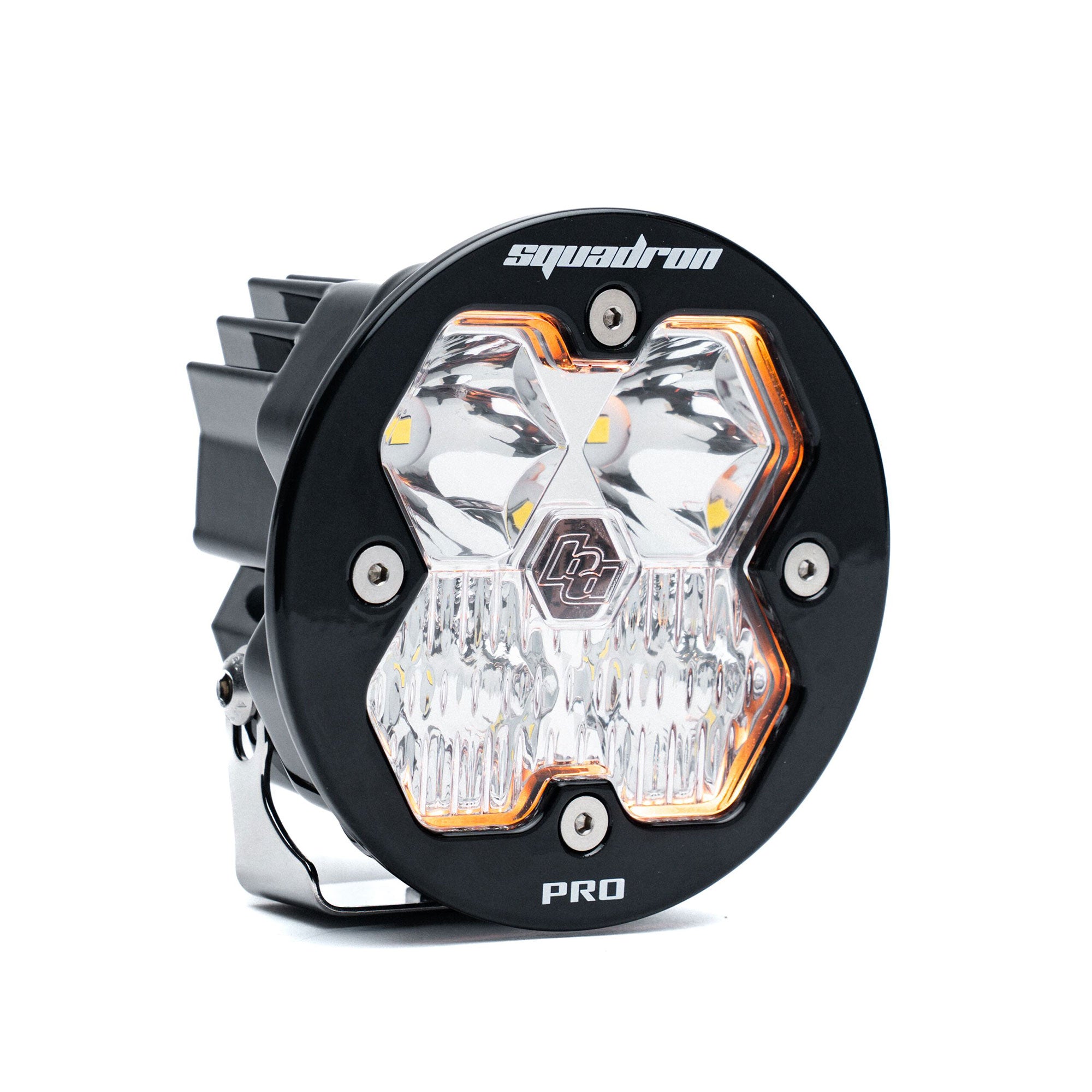 Baja Designs Squadron-R 2.0 Pro Black Driving/Combo Clear LED Auxiliary Light Pod 59-0003-2