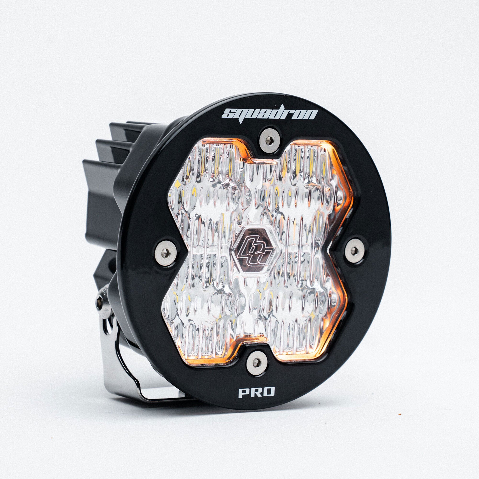 Baja Designs Squadron-R 2.0 Pro Black Wide Cornering Clear LED Auxiliary Light Pod 59-0005-2