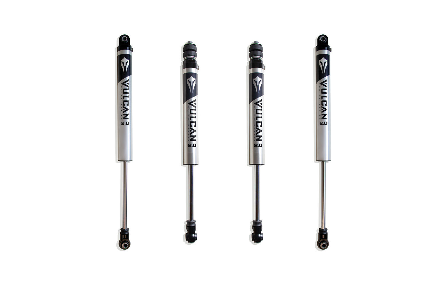 MaxTrac Suspension 2017-2025 Ford F-250 F-350 4WD 2.5" Front & Rear Vulcan Series Shocks 943325V