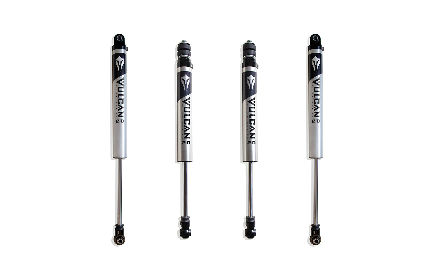 MaxTrac Suspension 2017-2025 Ford F-250 F-350 4WD 4" Front & Rear Vulcan Series Shocks 943340V