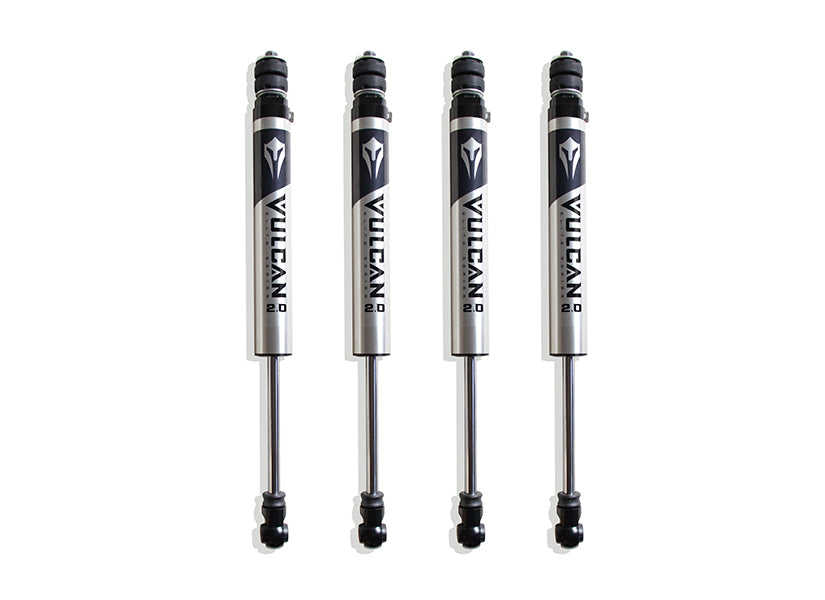 MaxTrac Suspension 2014-2024 Dodge Ram 2500 4WD Front & Rear Vulcan Series IFP Shocks 8" Lift Height Factory Rear Air Ride 947280VA