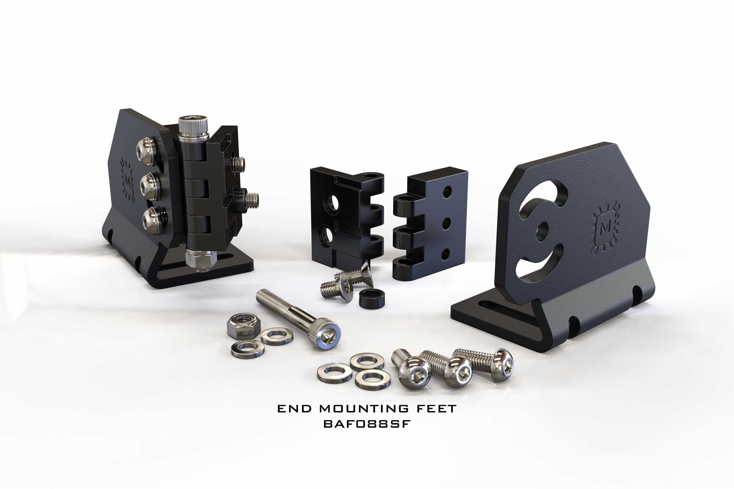 Morimoto 4Banger Bar-End Mounting Feet Set BAF088SF