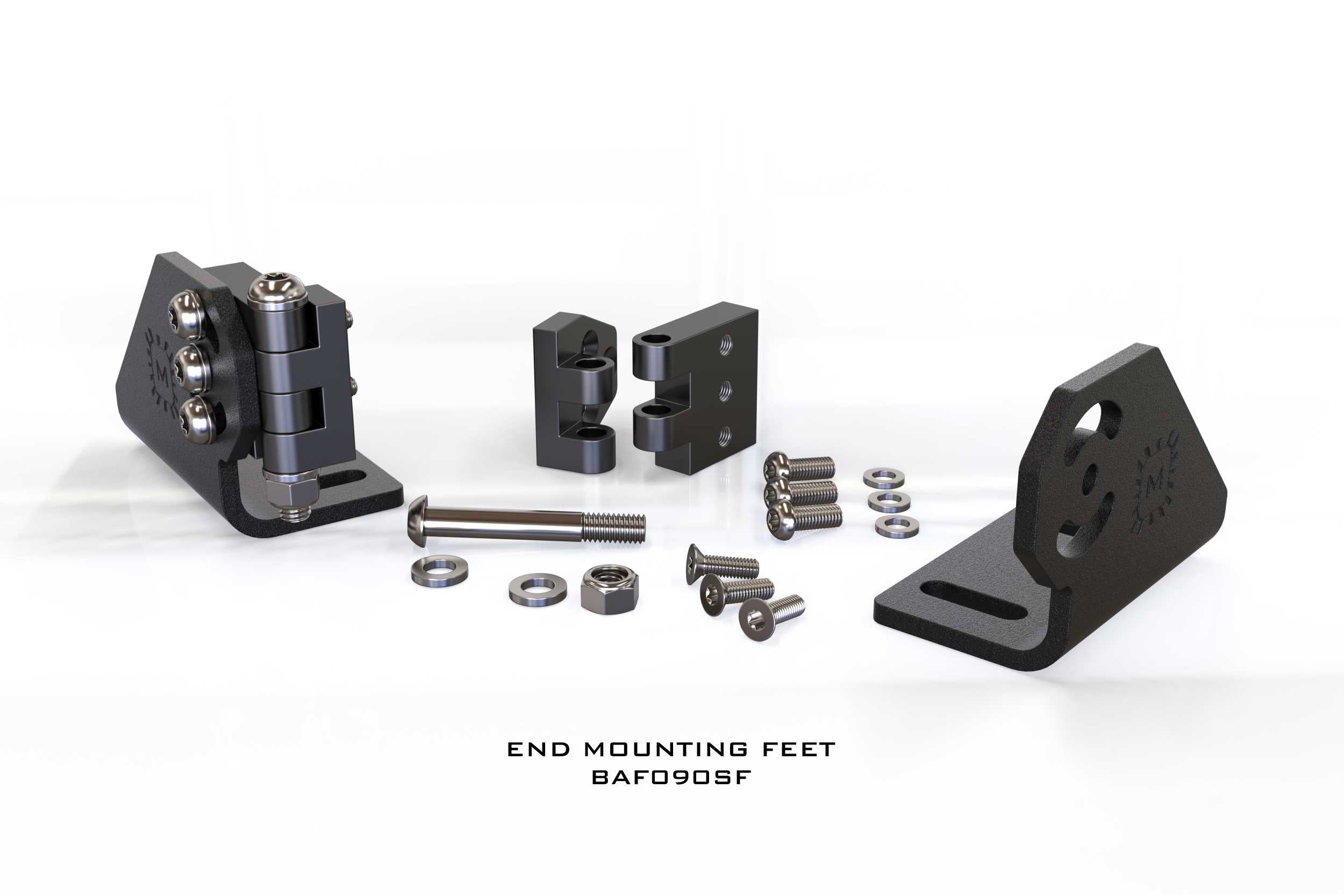 Morimoto 2Banger Bar-End Mounting Feet Set BAF090SF