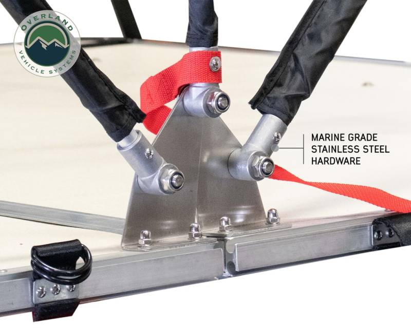 OVS 4 Pieces Black Gutter Mount Freedom Bar Mounting Kit 22004020
