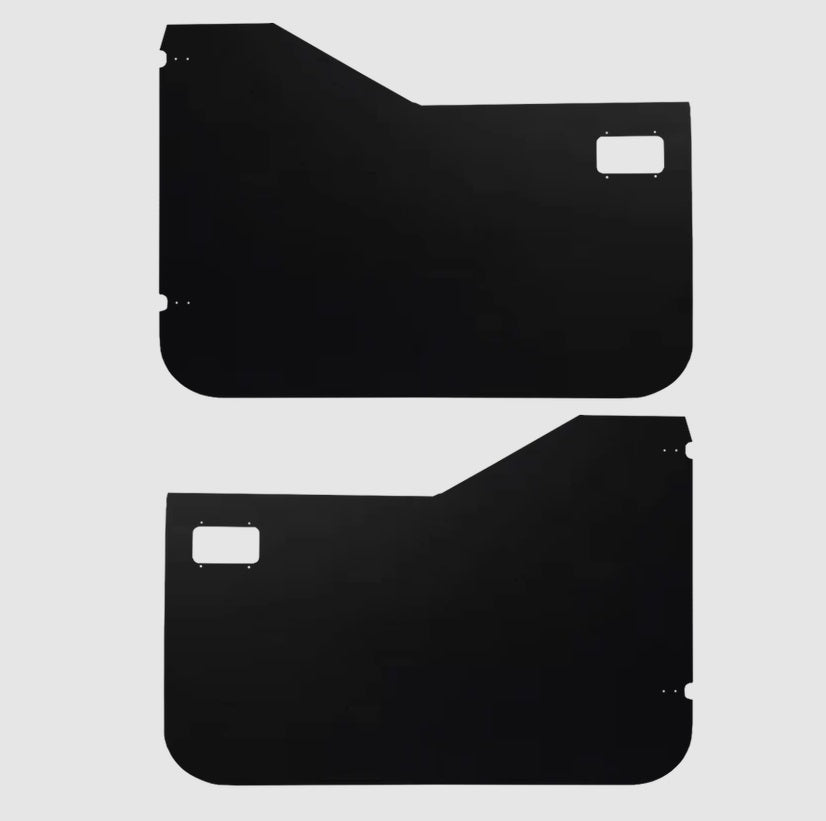 Warrior  1960-1984 Toyota Landcruiser J40 Half Doors No Paddle Handle Black Powder Coated Steel S914DOOR