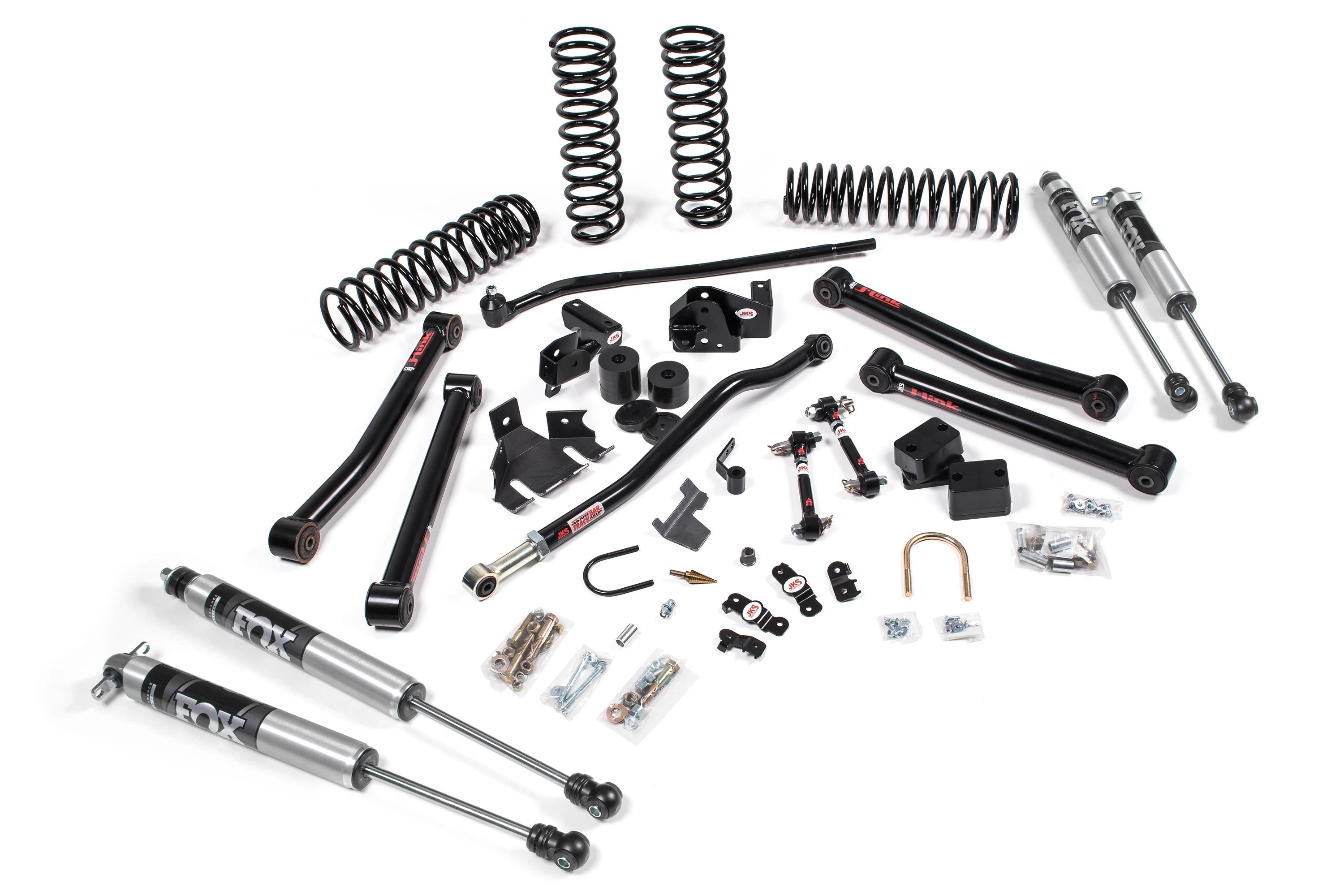 JKS 2012-2018 Jeep Wrangler JK 2dr J-Konnect 3.5" Lift Kit With Fox 2.0 Performance Series Shocks JSPEC114KFP