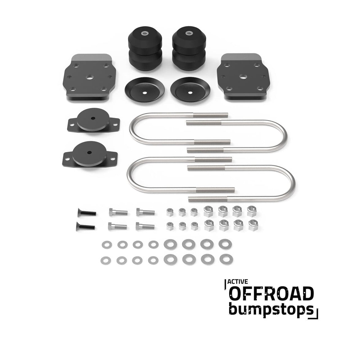 Timbren 2015-2025 Chevrolet Colorado GMC Canyon 2WD 4WD Active Off-Road Bumpstops With U-Bolt Flip Kit Rear ABSGMFK