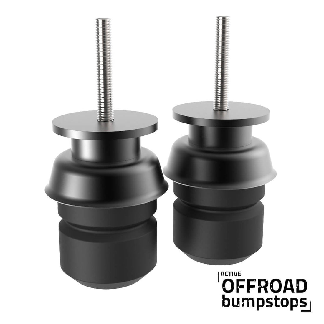 Timbren 2007-2018 Jeep Wrangler JK 2018-2026 JL 2020-2026 Gladiator JT 1997-2006 TJ 4WD Active Off-Road Bumpstops Front Kit ABSJFTJ