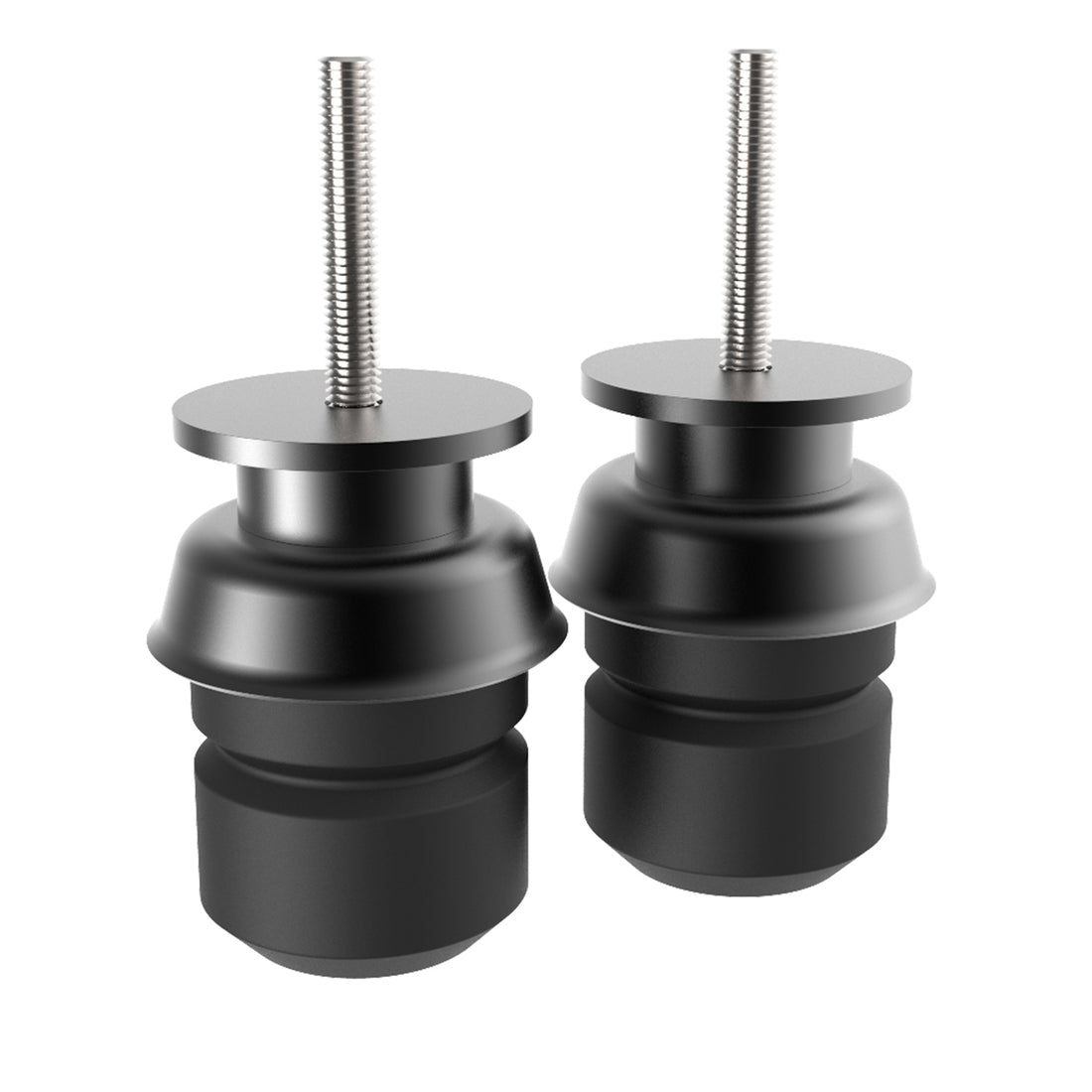 Timbren 2007-2018 Jeep Wrangler JK 2018-2026 JL 2020-2026 Gladiator JT 1997-2006 TJ 4WD Active Off-Road Bumpstops Front Kit ABSJFTJ