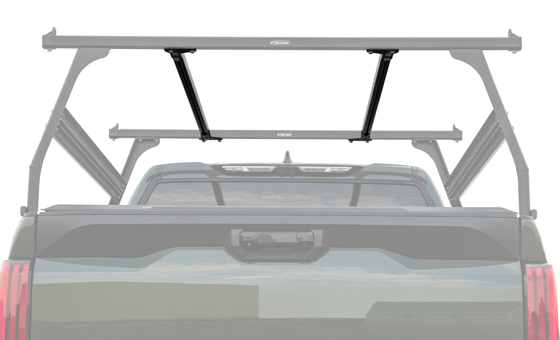 ADARAC 2024 Ford Ranger 5' Box Matte Black Adagrid Base Rails F6010102