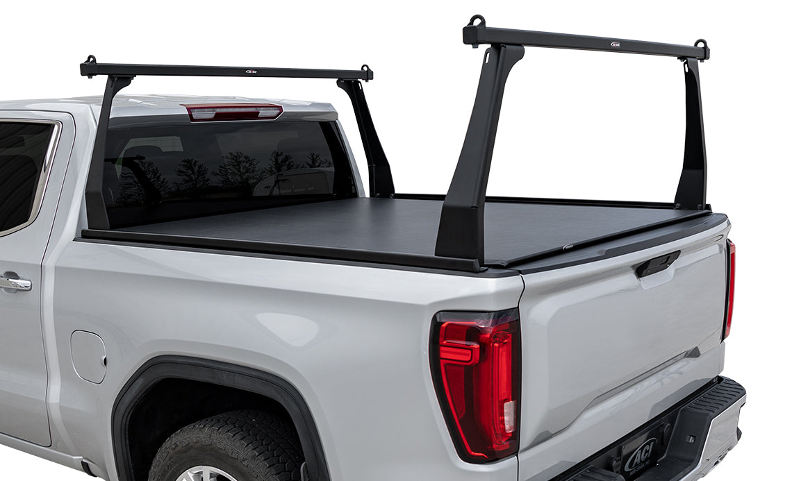 ADARAC 2022-2026 Rivian R1T 4' 6" Aluminum Series Single Black Truck Bed Racks F3080012