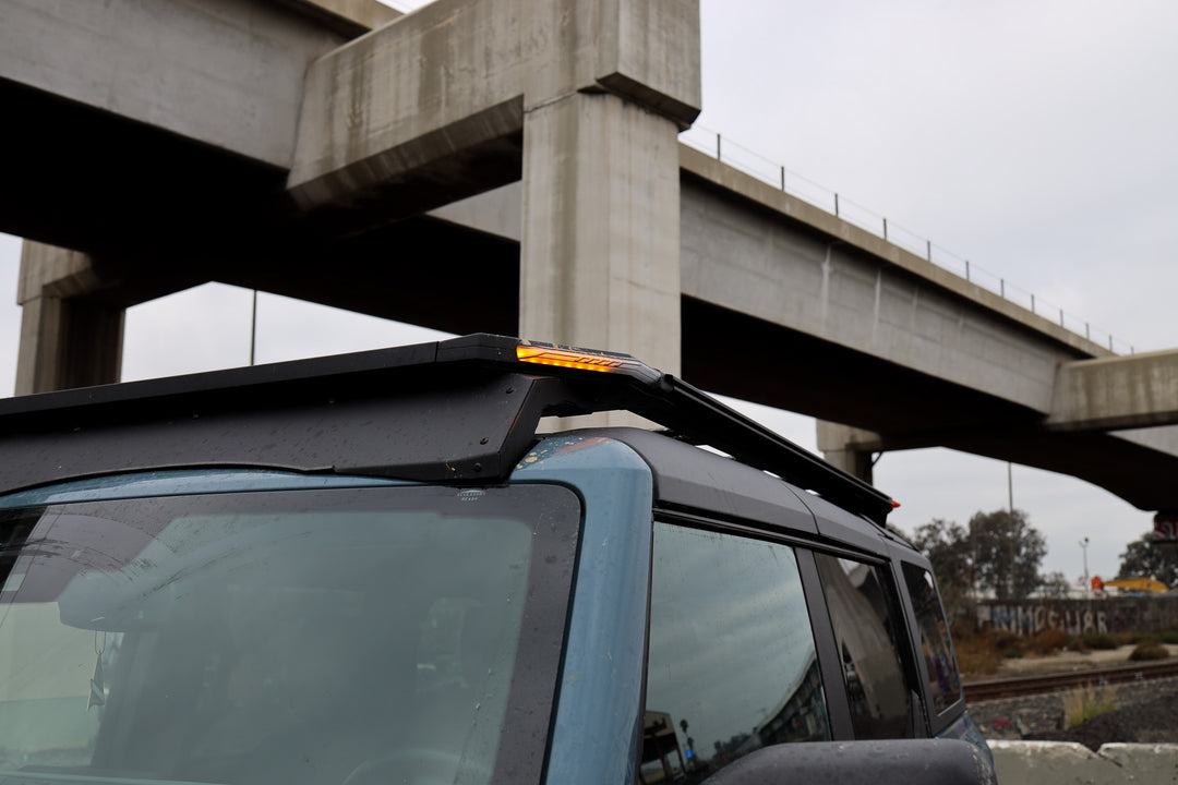 Attica 2021-2024 Ford Bronco Frontier Series Lighted Roof Rack Platform ATTFB01F101-BX