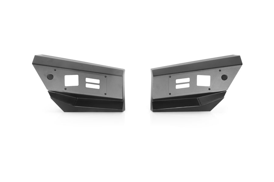 Attica 2019-2021 Chevrolet Silverado 1500 Terra Series Front Bumper Short Wings Only Black ATTSL01A104-2B-BX